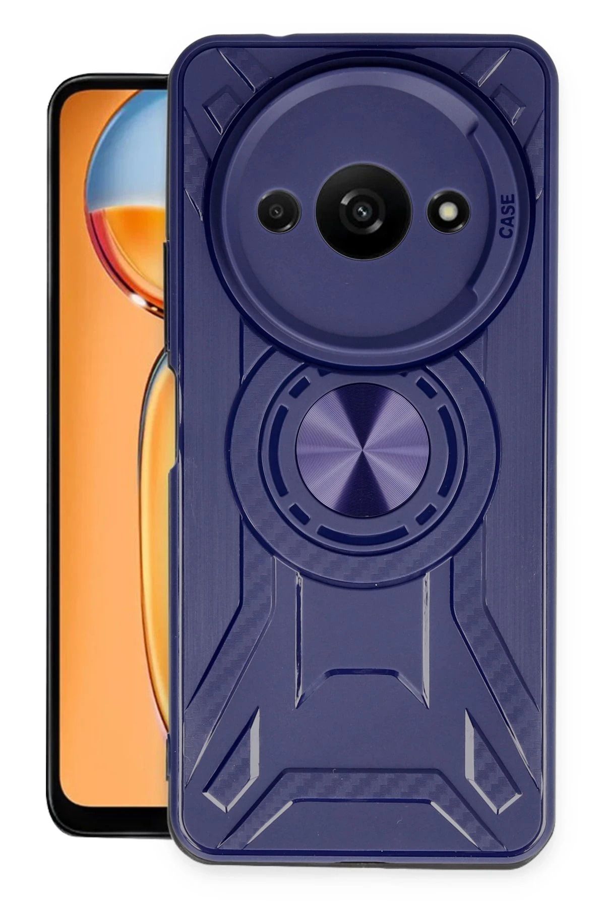 NewFace Xiaomi Redmi A3 4G Kılıf Lincoln Silikon - Lacivert BSTMY