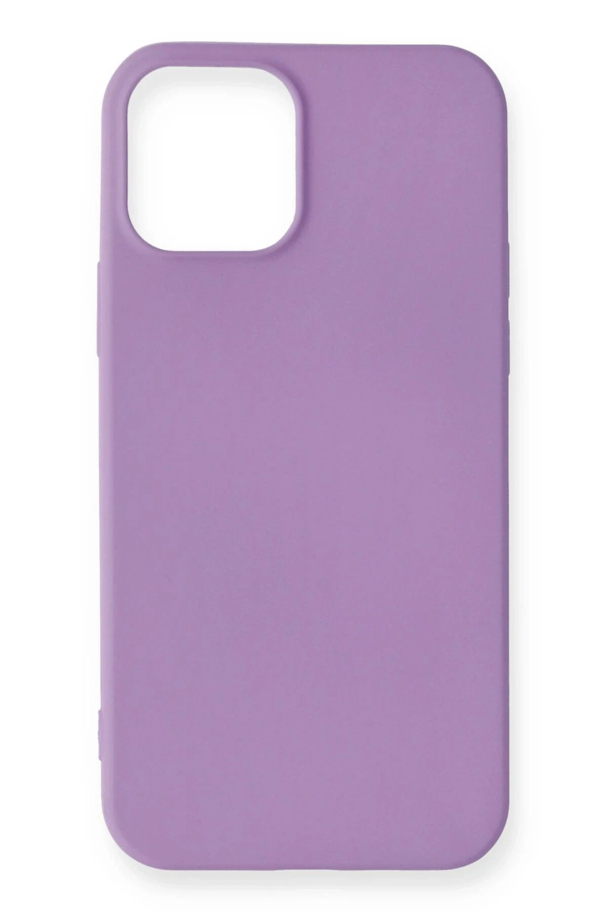 NewFace iPhone 12 Mini Kılıf First Silikon - Lila FLKRY