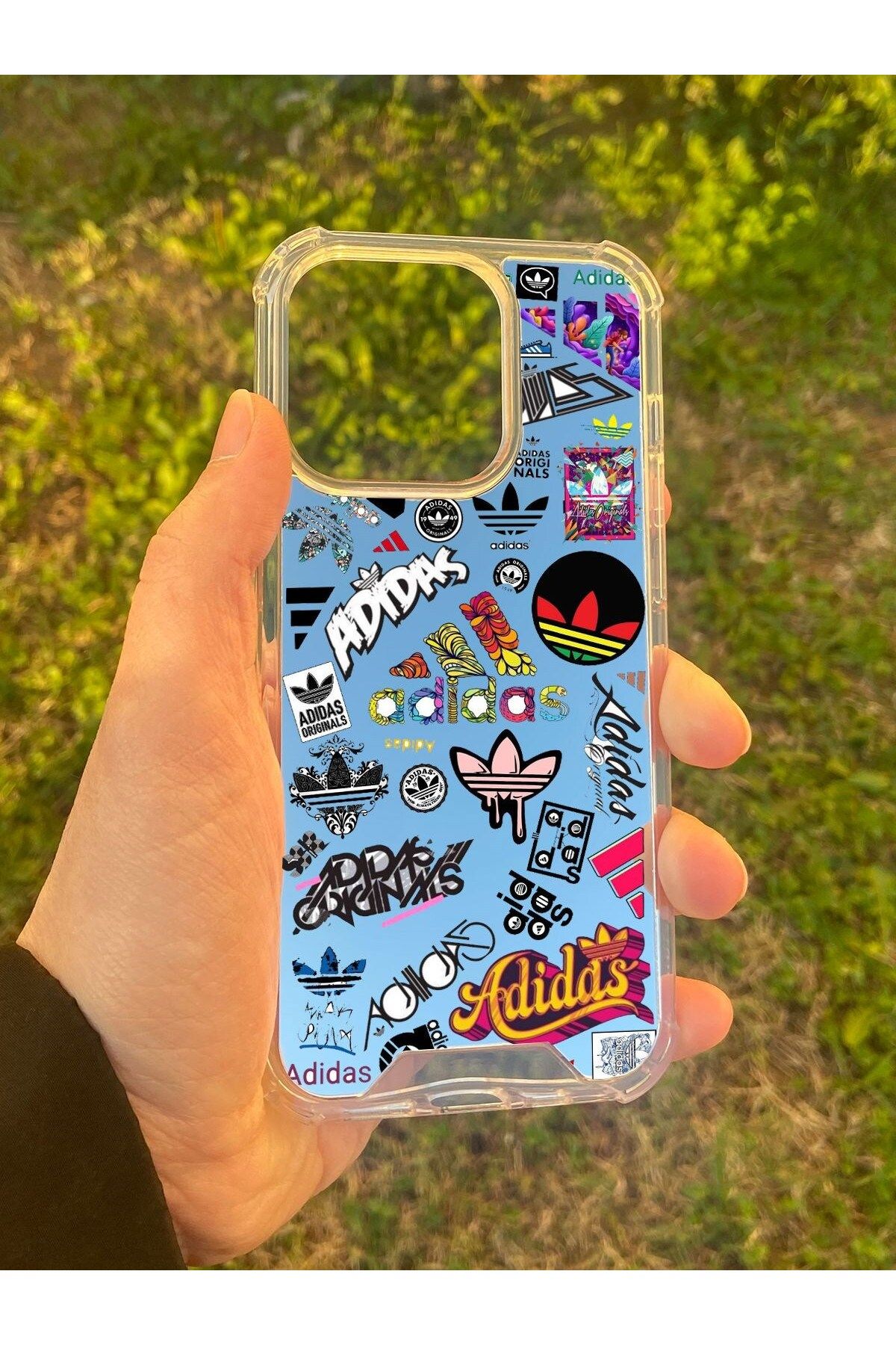 MBB ETİCARET İphone 14 Pro Uyumlu Aynalı Desenli Darbe Kamera Korumalı Silikon Telefon Kılıfı