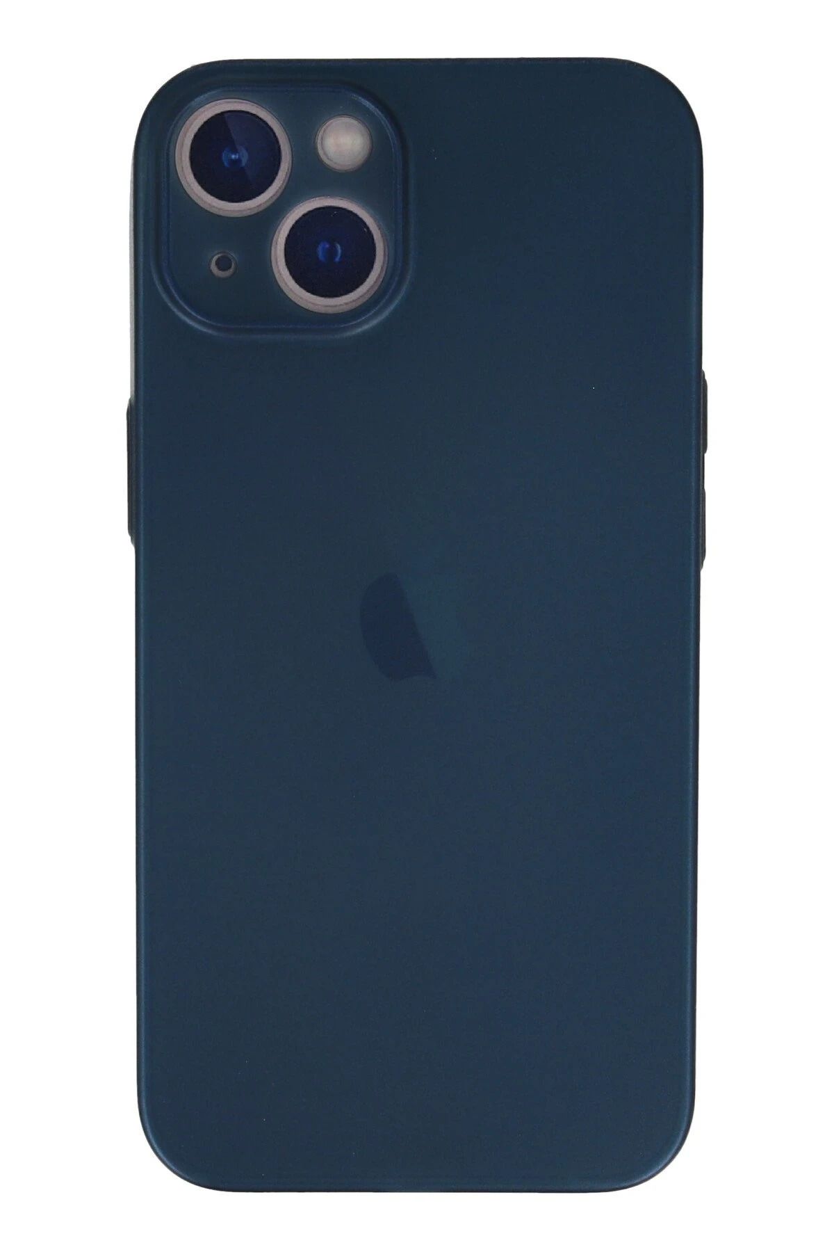 NewFace iPhone 13 Mini Kılıf PP Ultra İnce Kapak - Mavi NRMSA