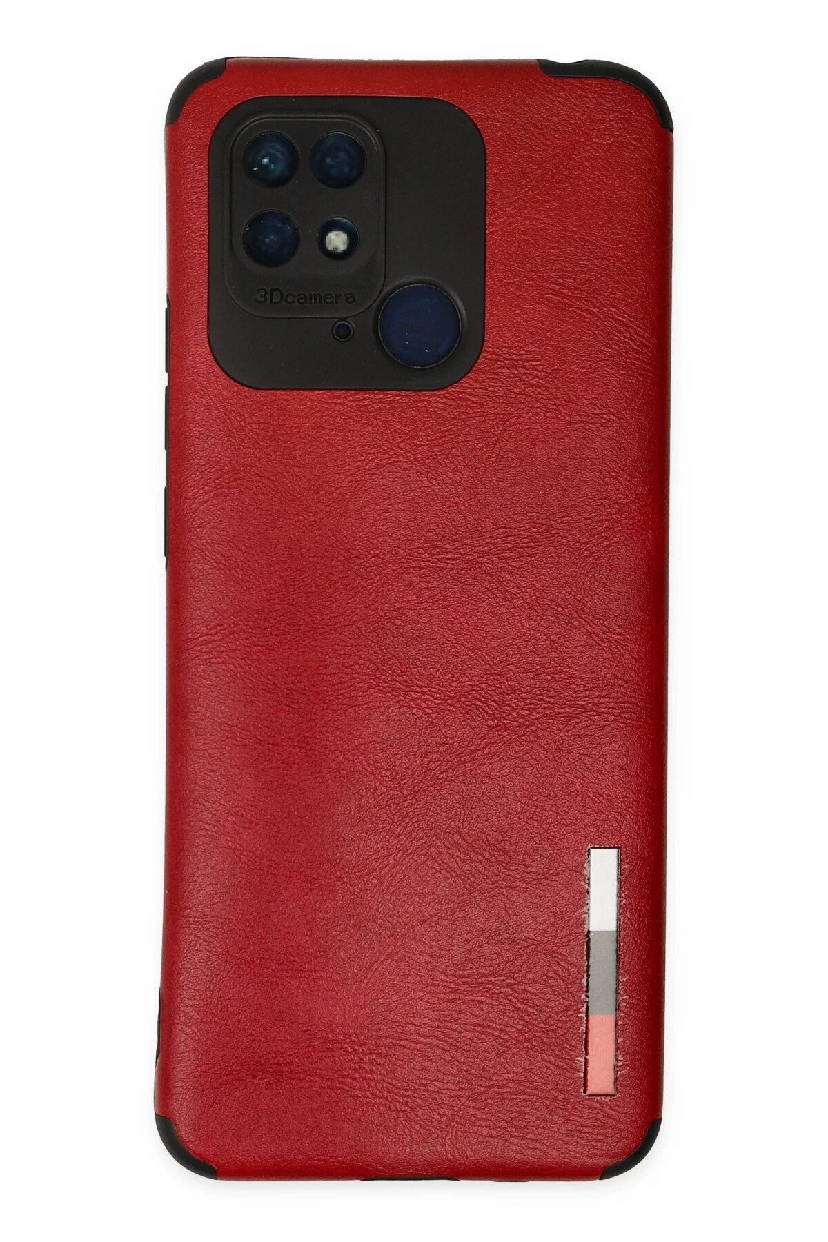 NewFace Xiaomi Redmi 10C Kılıf Loop Deri Silikon - Kırmızı YNSMR