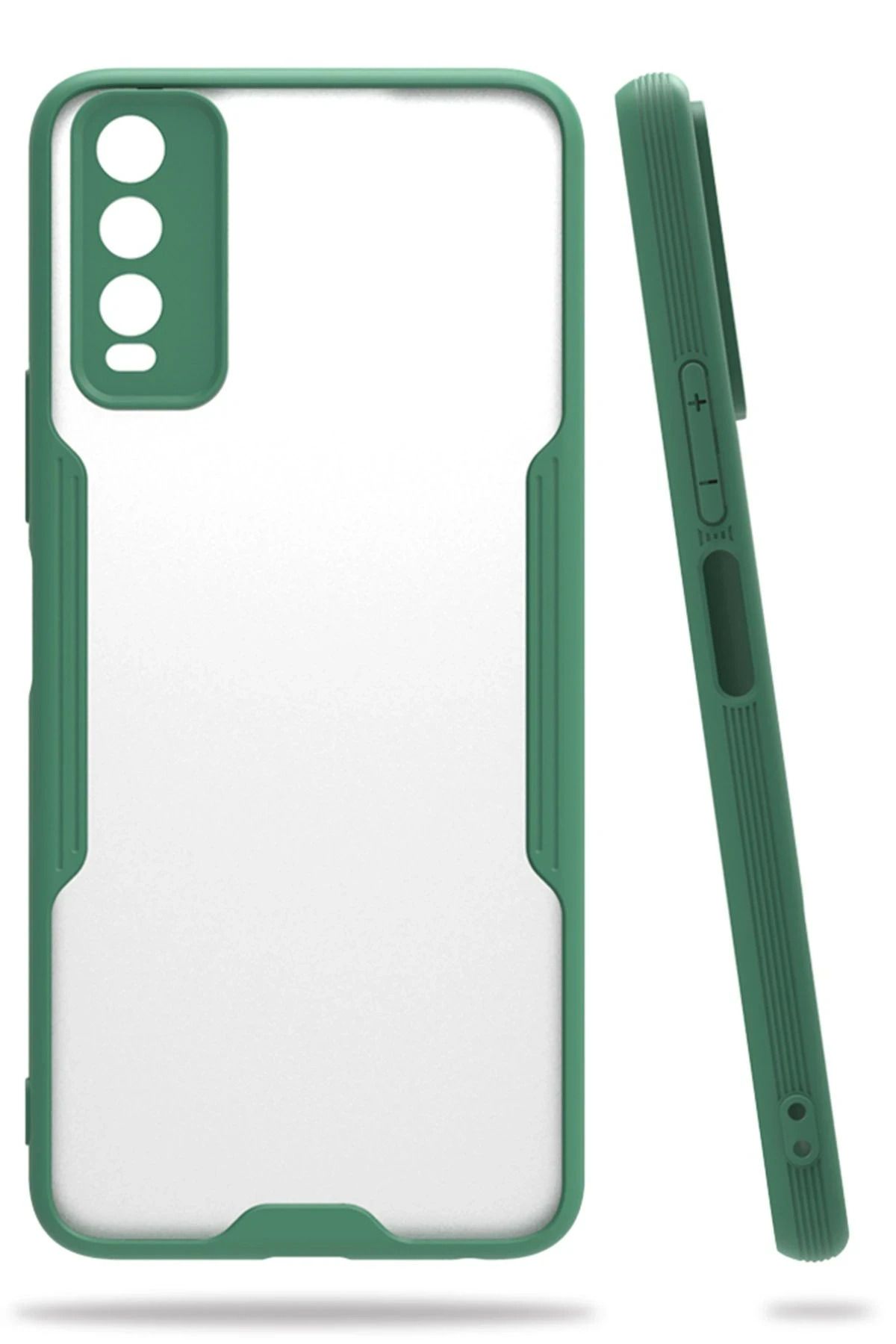 NewFace Vivo Y11S Kılıf Platin Silikon - Yeşil JOJUA