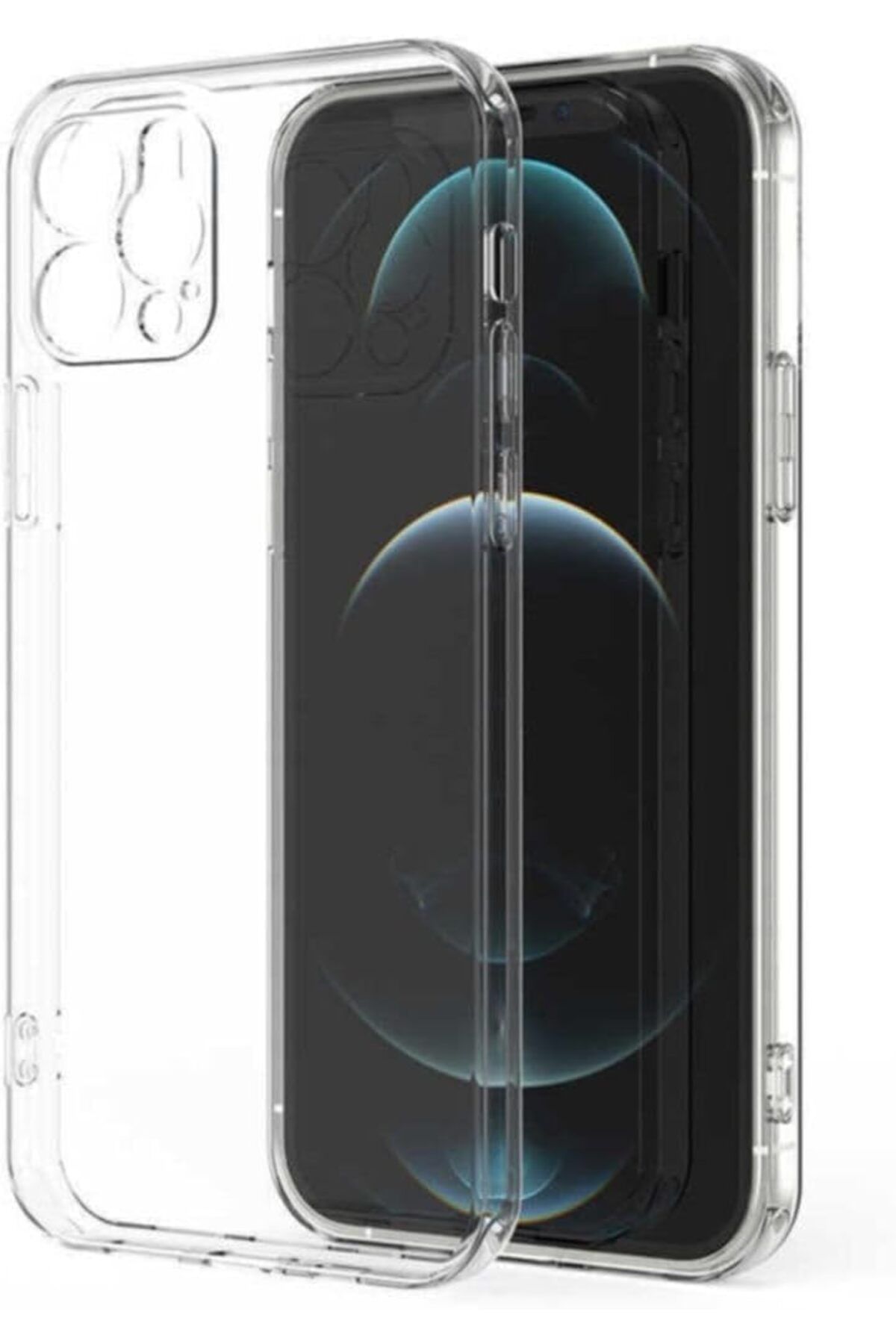 LUXE iPhone 12 Pro Max Kılıf Kamera Korumalı Süper Silikon LXSHP 1055529