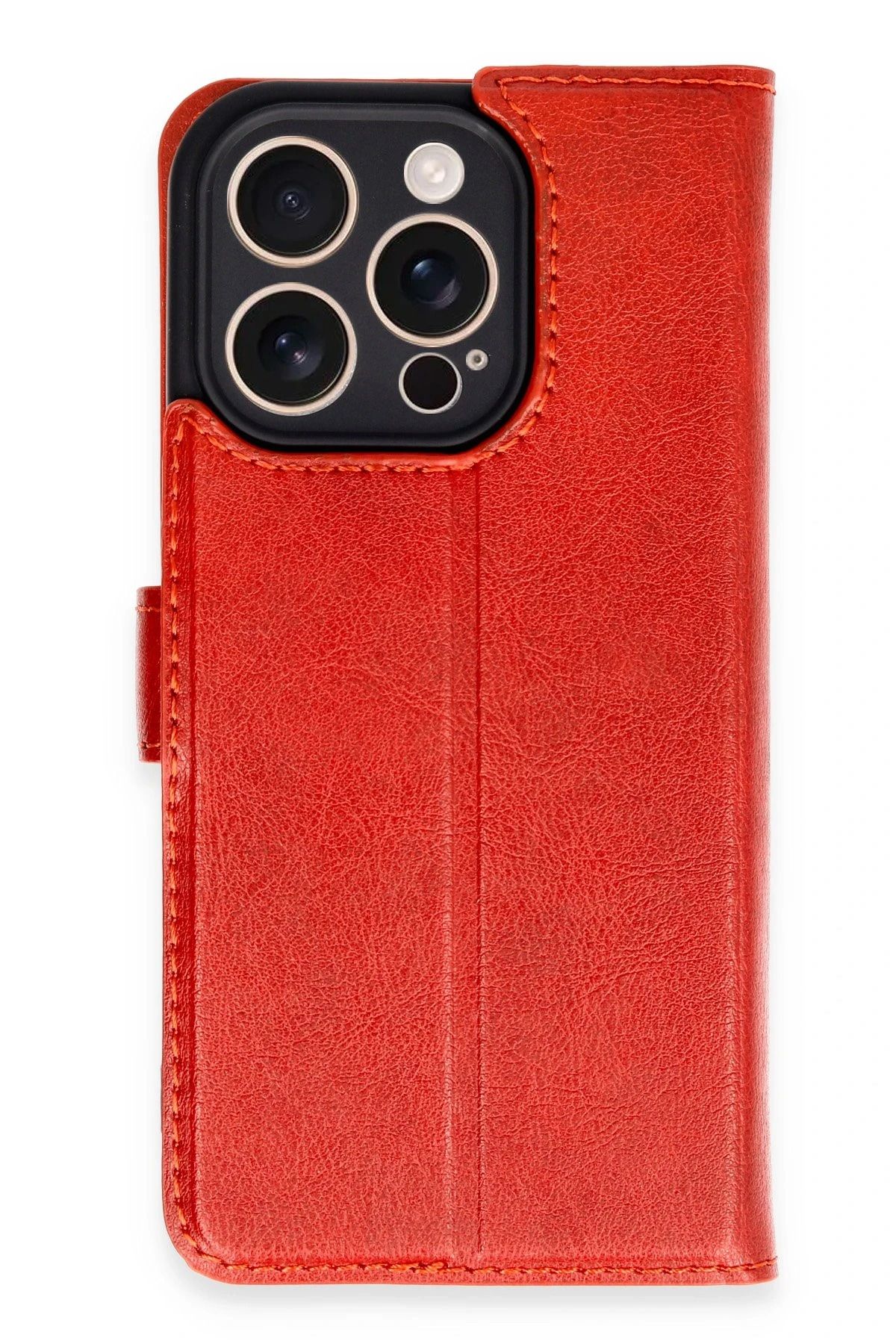 NewFace iPhone 16 Pro Kılıf Trend S Plus Kapaklı Kılıf - Kırmızı INSLM