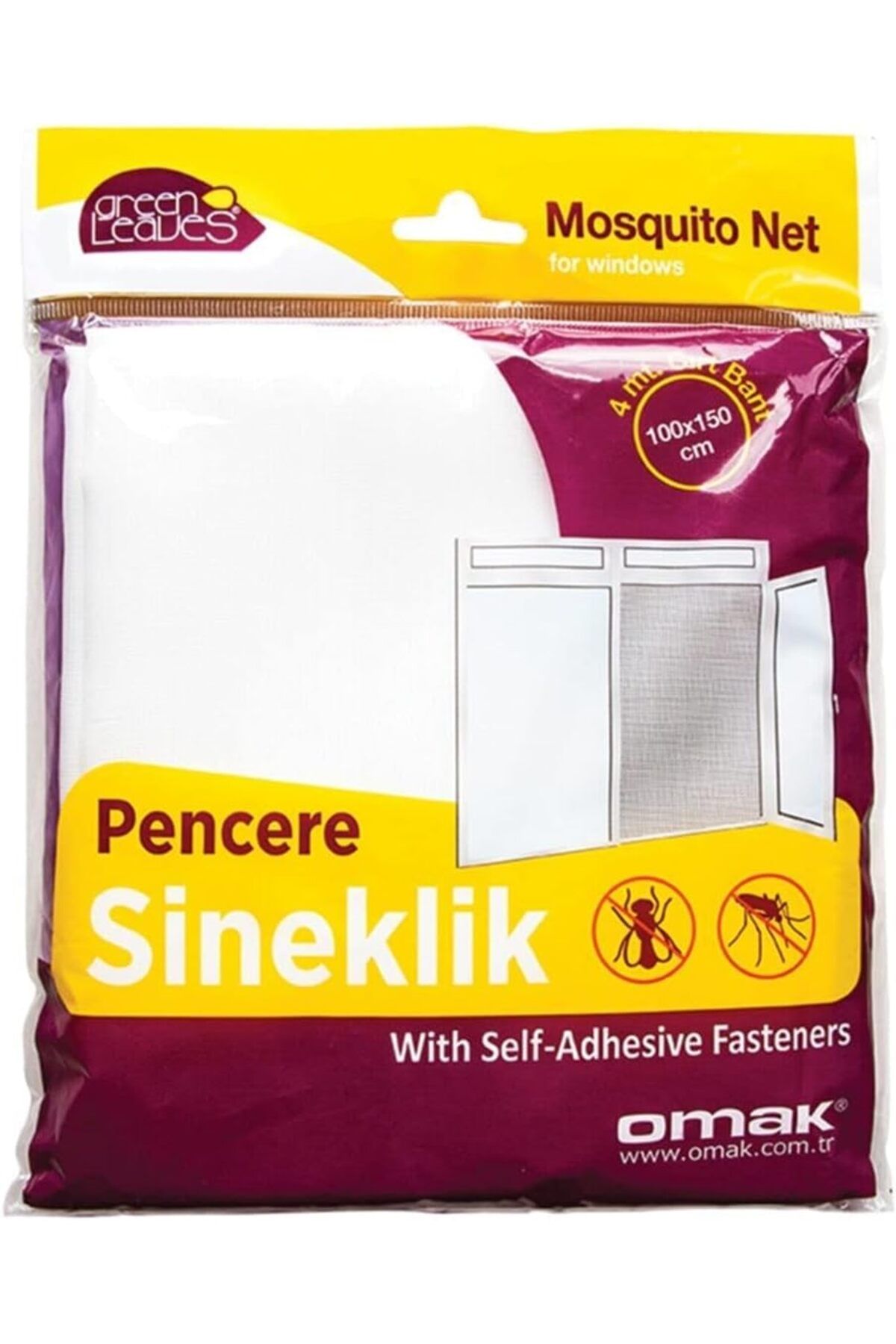 LUXE 90511 Pencere Sinekliği, Beyaz, 2x20x23 Cm LXSHP 1055529