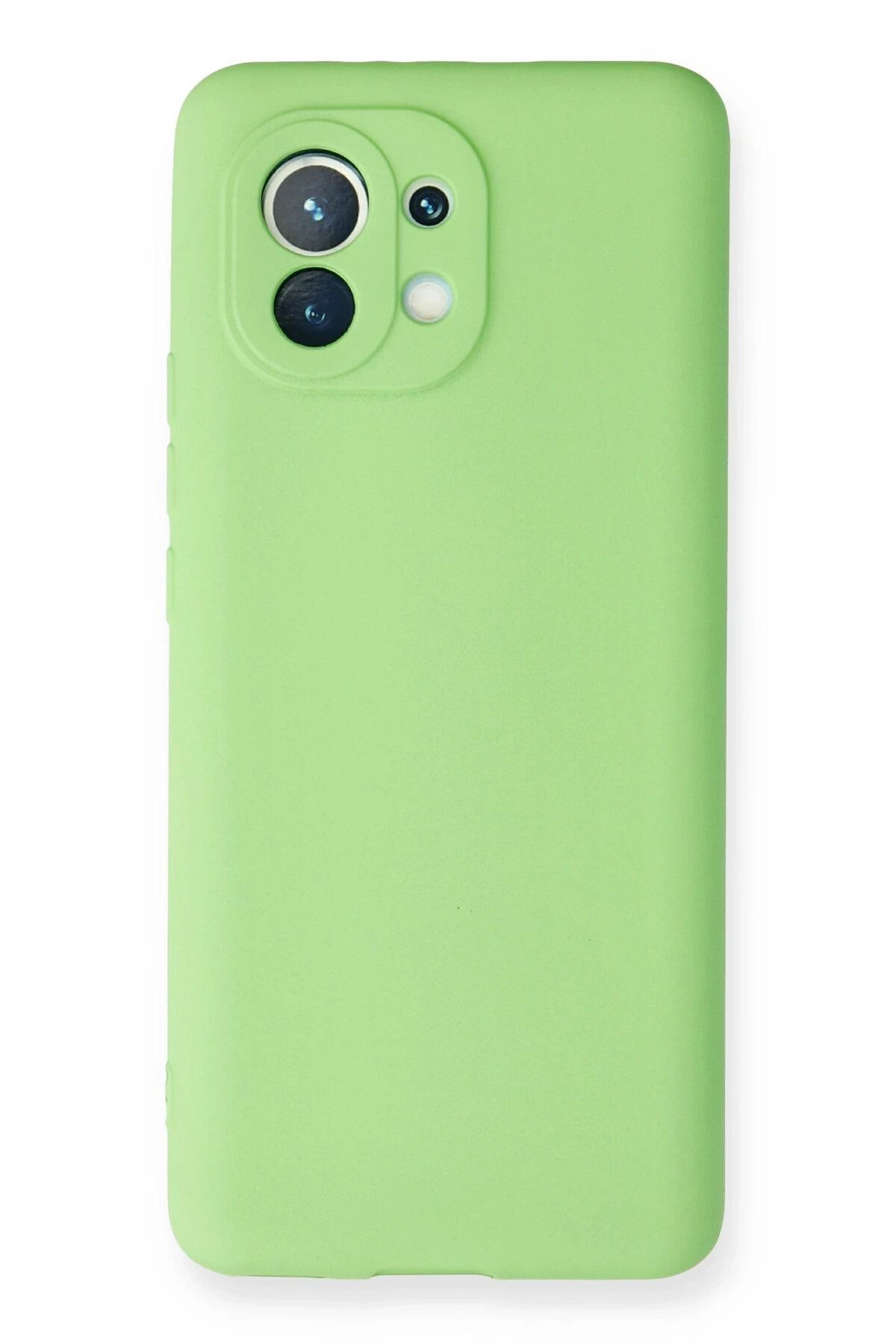 NewFace Xiaomi Mi 11 Kılıf First Silikon - Yeşil JOJUA
