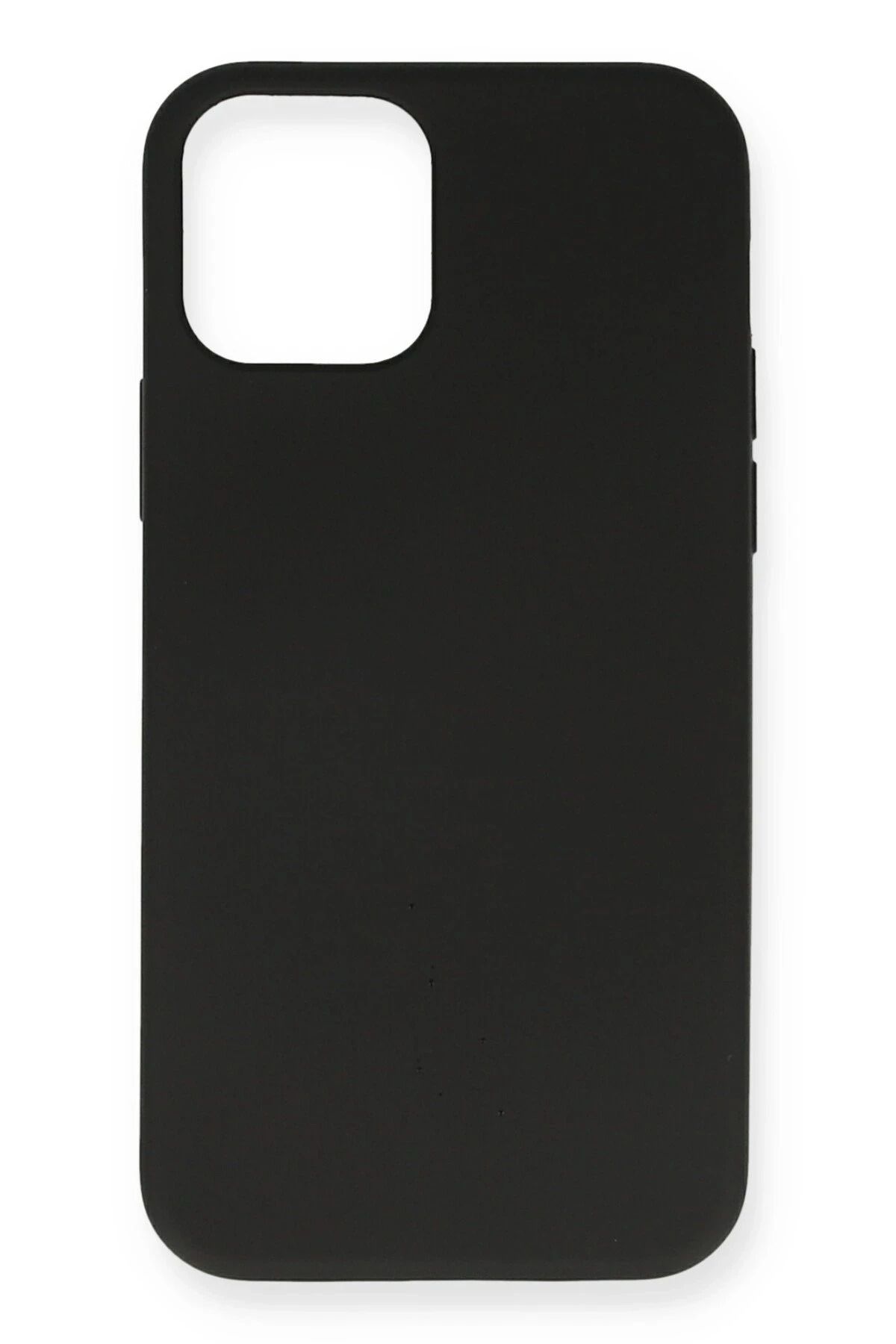 NewFace iPhone 12 uyumlu Nano içi Kadife Silikon- Siyah HNZRN