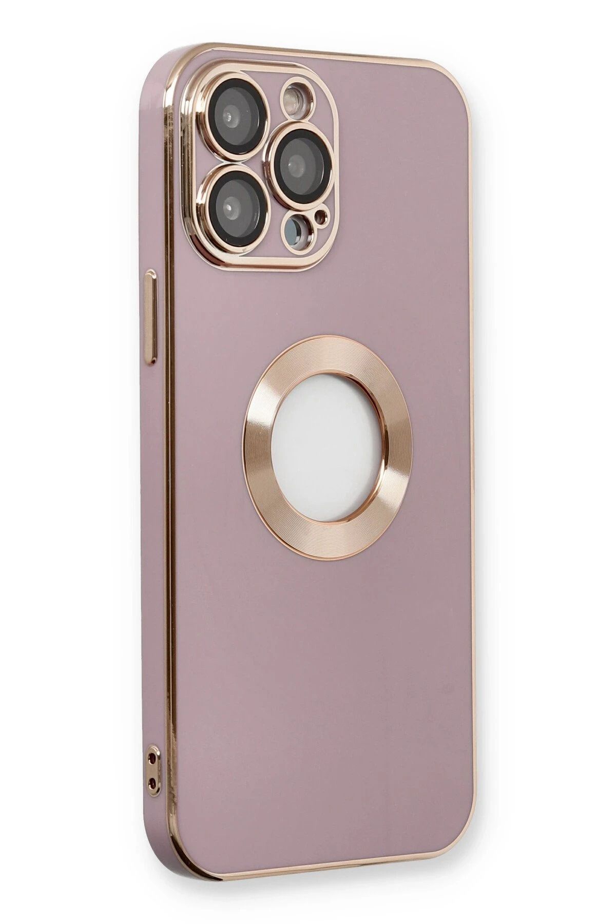 NewFace iPhone 13 Pro Kılıf Store Silikon - Mor FERRG