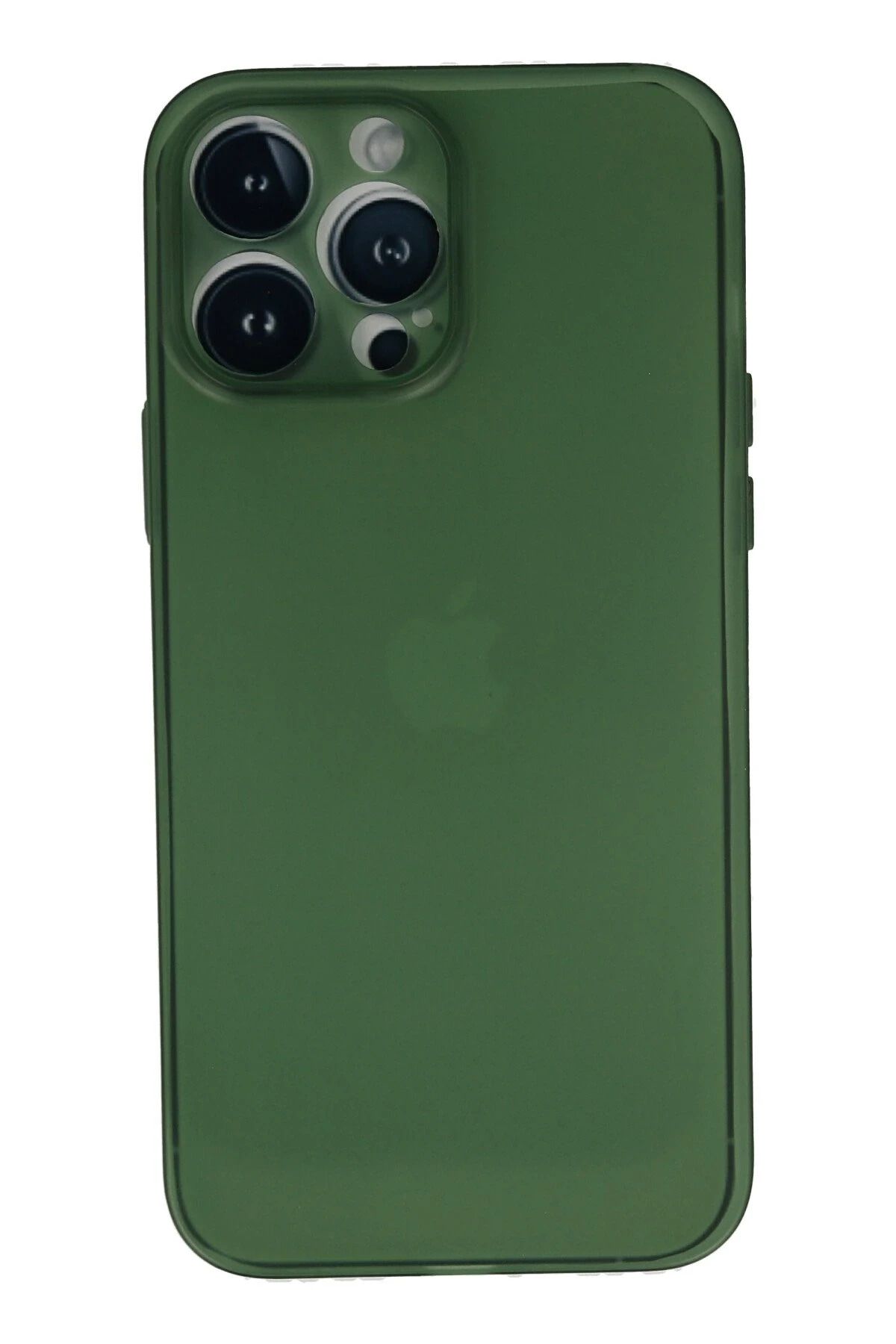 NewFace iPhone 13 Pro Kılıf PP Ultra İnce Kapak - Yeşil JOJUA