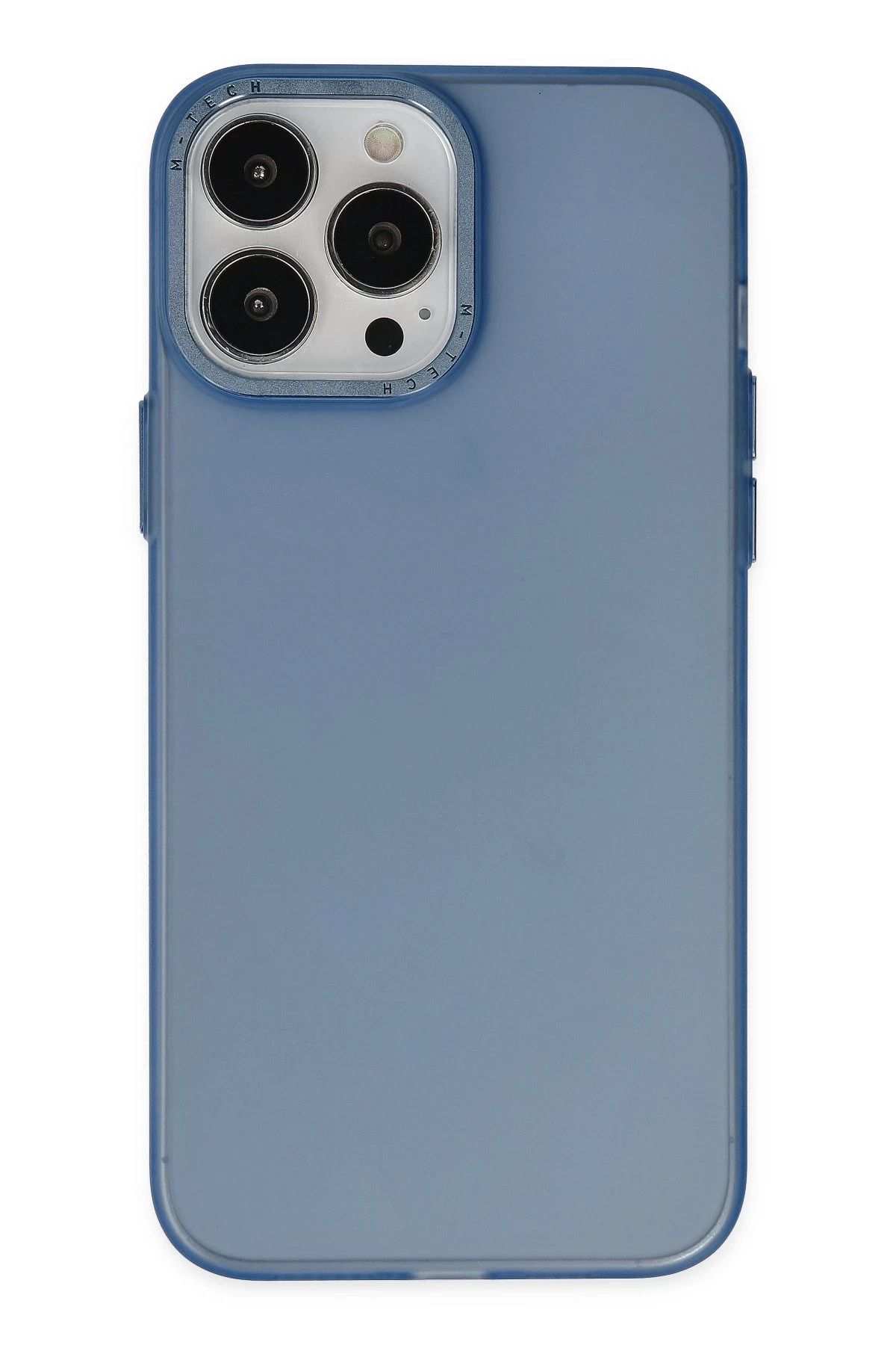 NewFace iPhone 13 Pro Kılıf Modos Metal Kapak - Lacivert JOJUA