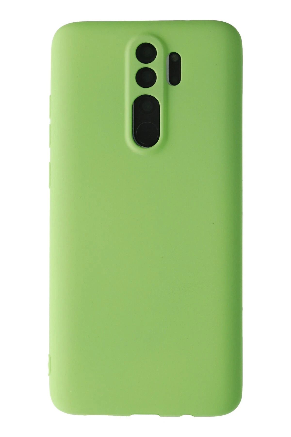 NewFace Xiaomi Redmi Note 8 Pro Kılıf First Silikon - Yeşil FERRG