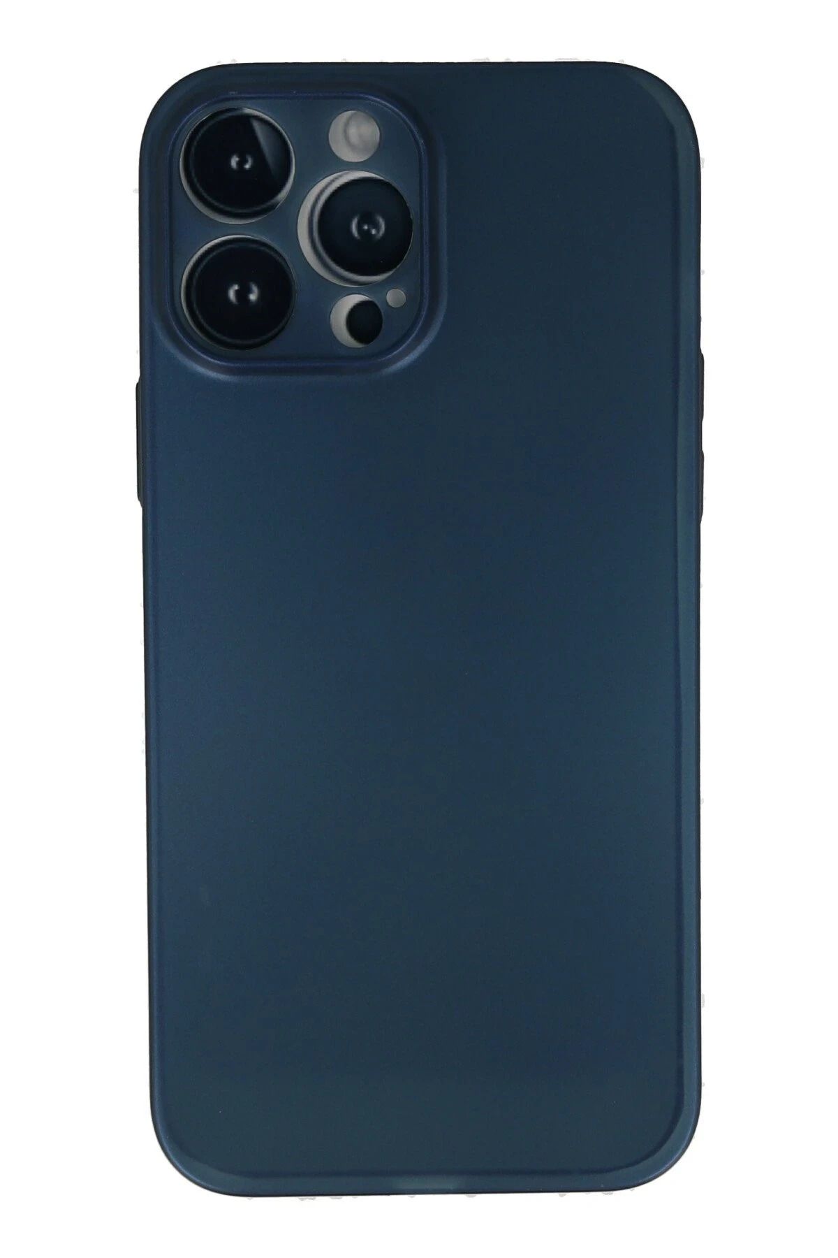 NewFace iPhone 13 Pro Kılıf PP Ultra İnce Kapak - Mavi NRMSA