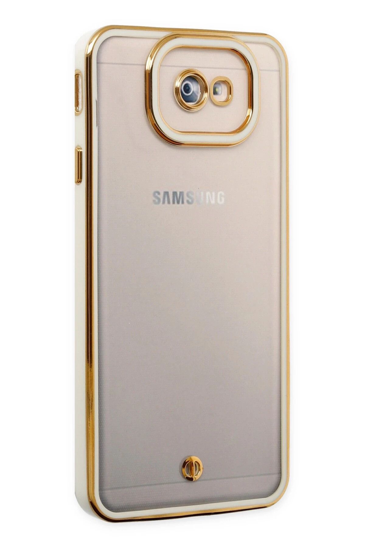 NewFace Samsung Galaxy J7 Prime Kılıf Liva Lens Silikon - Beyaz YNSMR