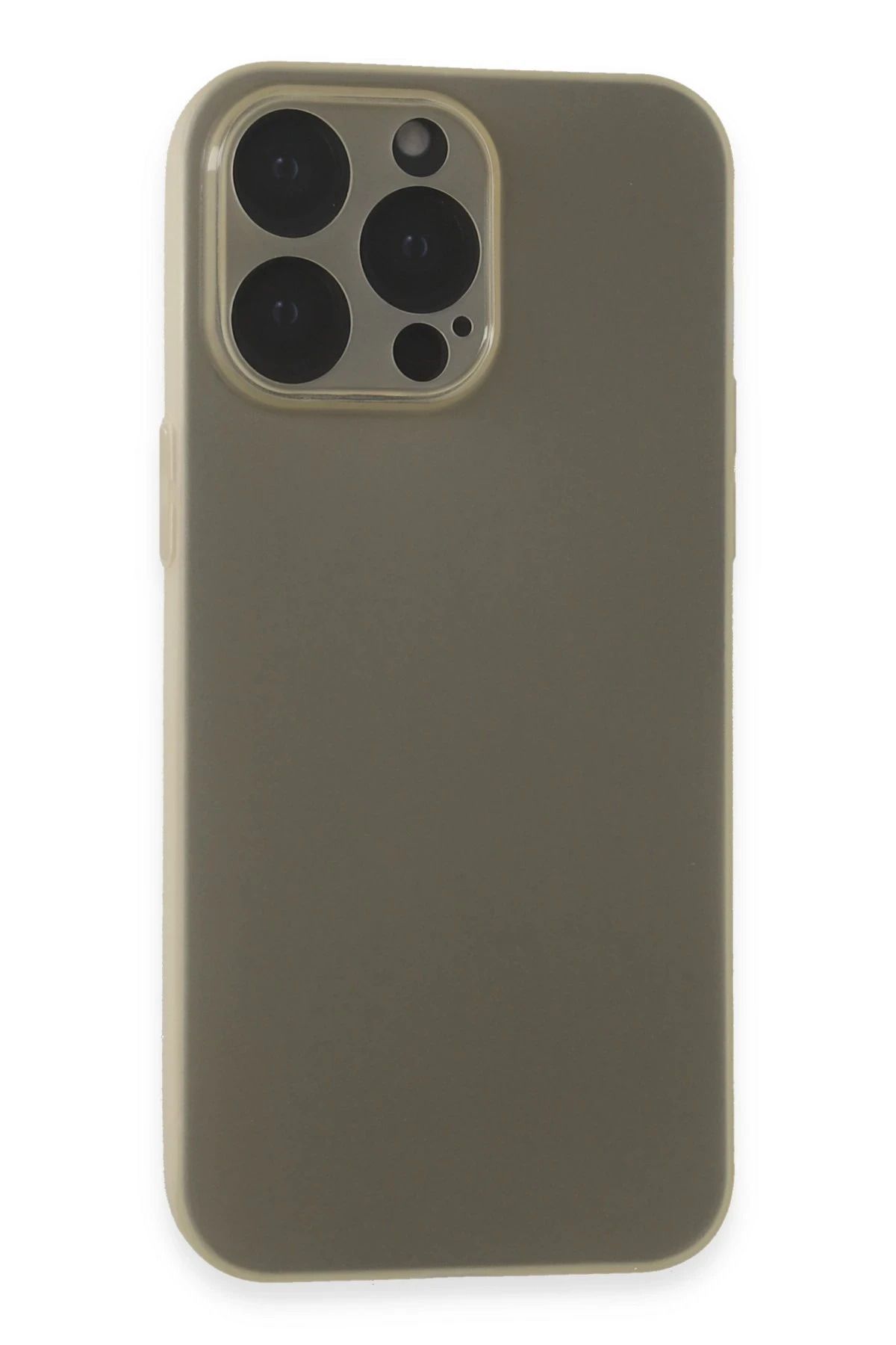 NewFace iPhone 15 Pro Max Kılıf Silikon - Titan Gri FLKRY