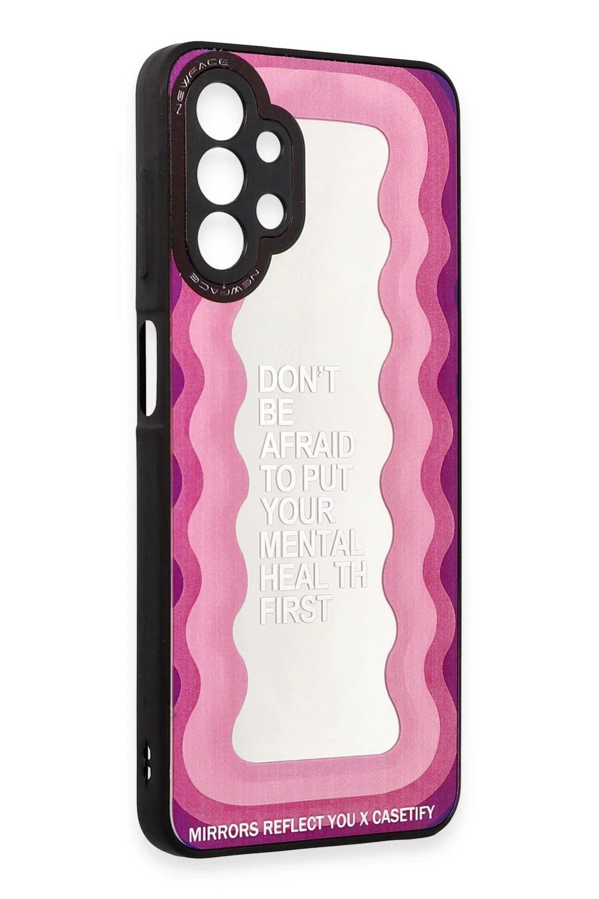 NewFace Samsung Galaxy A13 4G Kılıf Mirror Desenli Kapak - Mirror - 11 FERRG