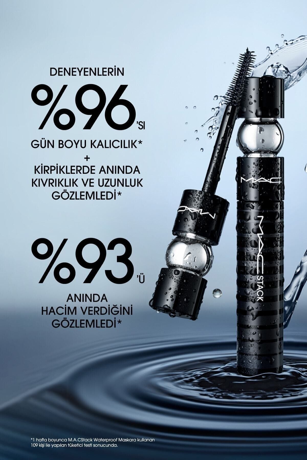 M.A.C Makyajınıza Anında Canlılık Kazandıran Yüksek Hacimli Kirpikler İçin Maskara 12ml-Siyah