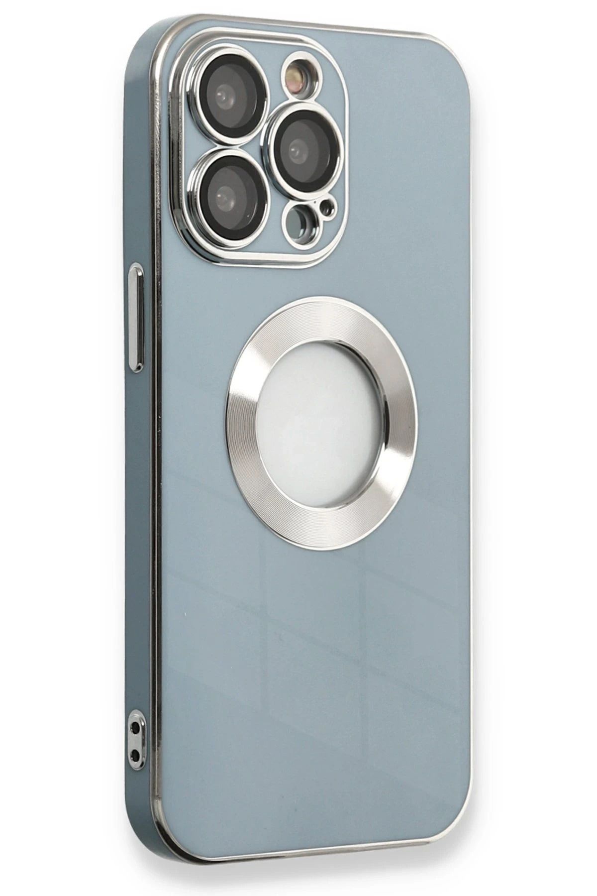 NewFace iPhone 13 Pro Max Kılıf Store Silikon - Sierra Blue FERRG