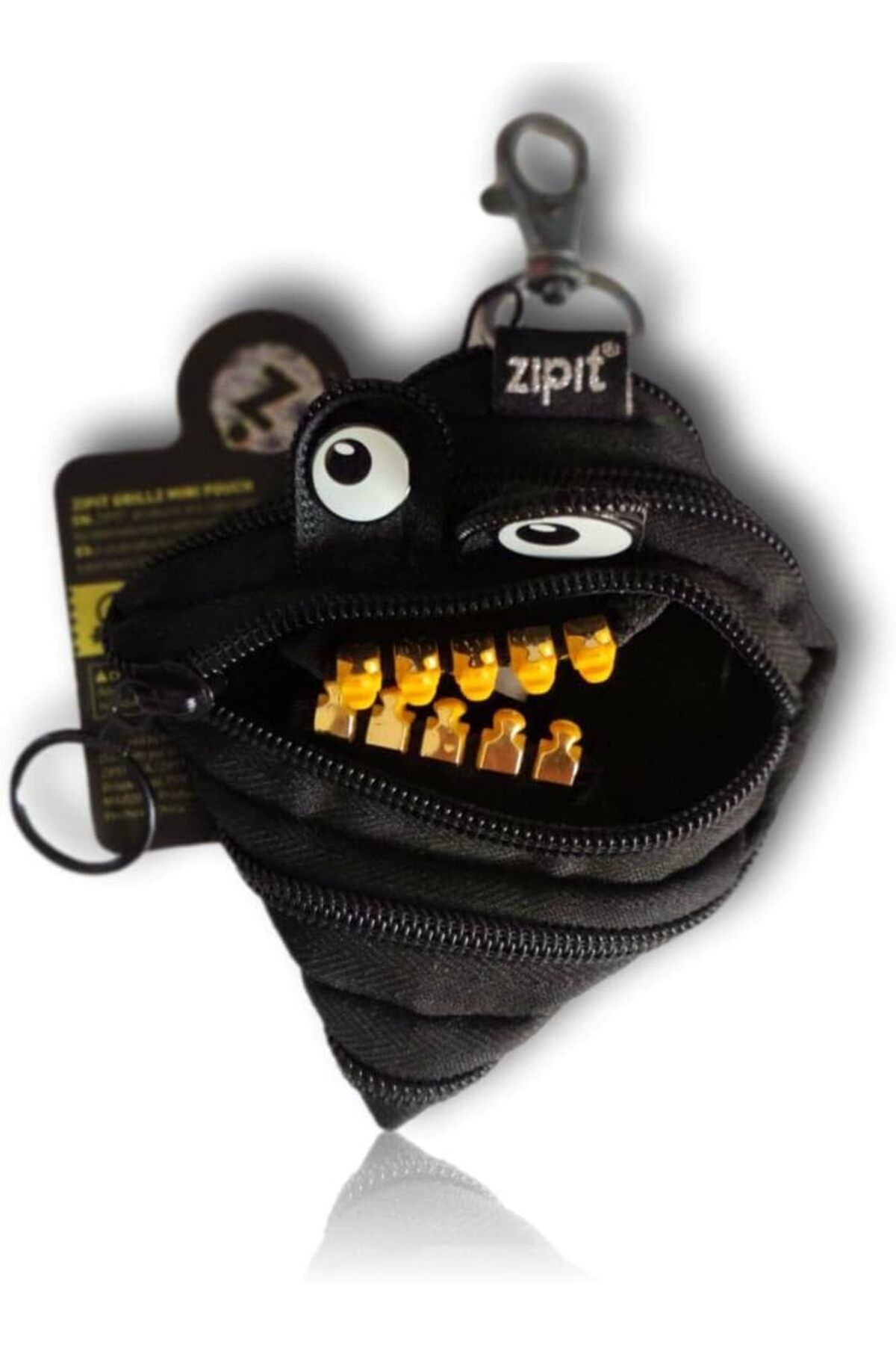Mu Art Ahşap Mrt Monster Kalem Kutusu Coin Pouch (Black) Art 871301