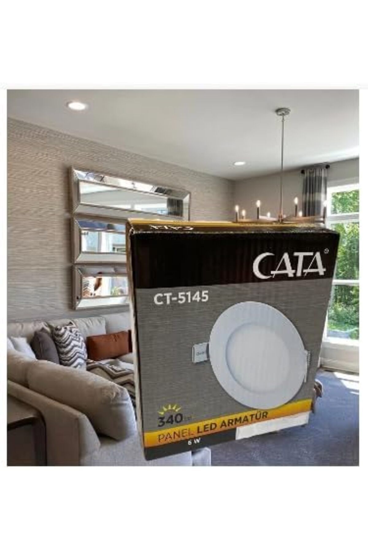 STOREMAX Ct-5145 6 Watt 3 İnç Slim Led Panel Armatür%100 Alüminyum [Gün Işığı] TrendBazaar 1057563