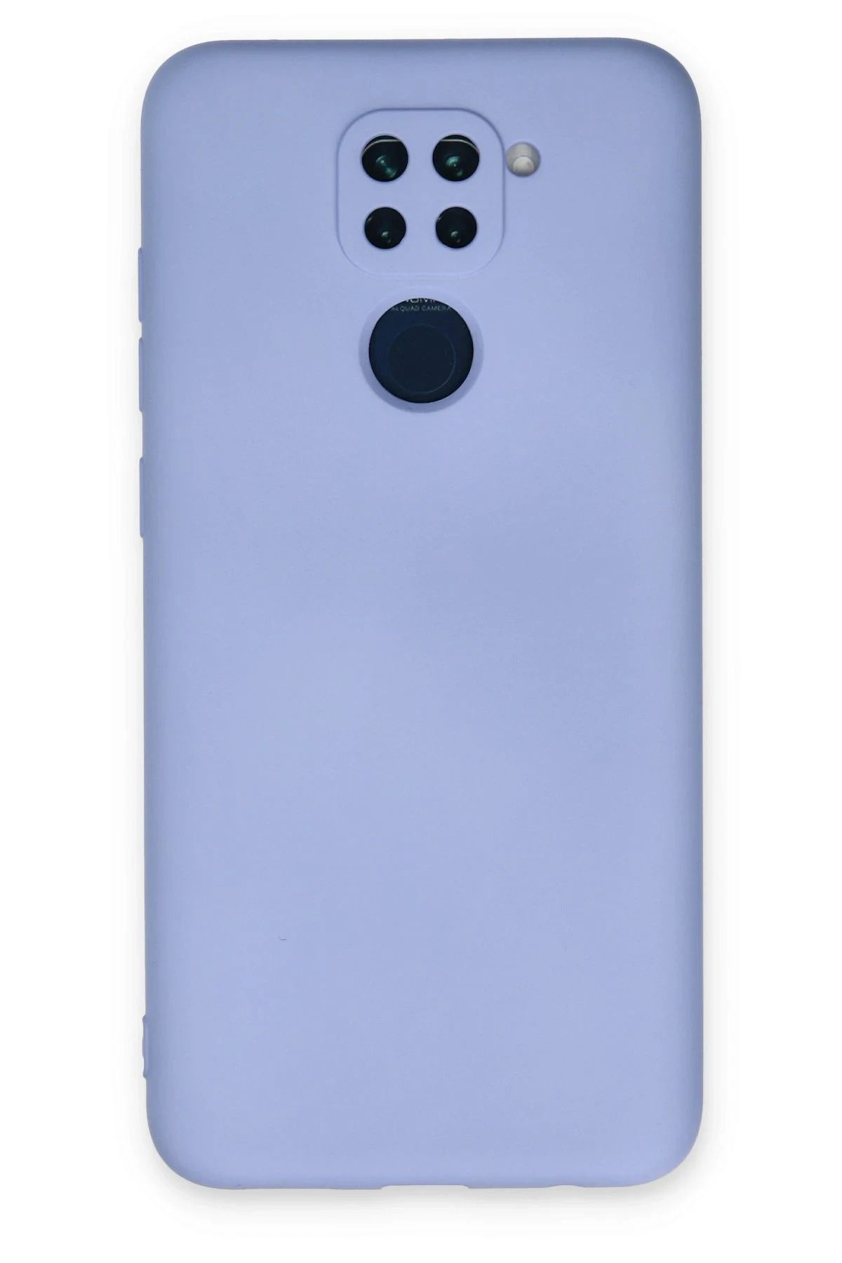 NewFace Xiaomi Redmi Note 9 Kılıf Nano içi Kadife Silikon - Lila BSTMY