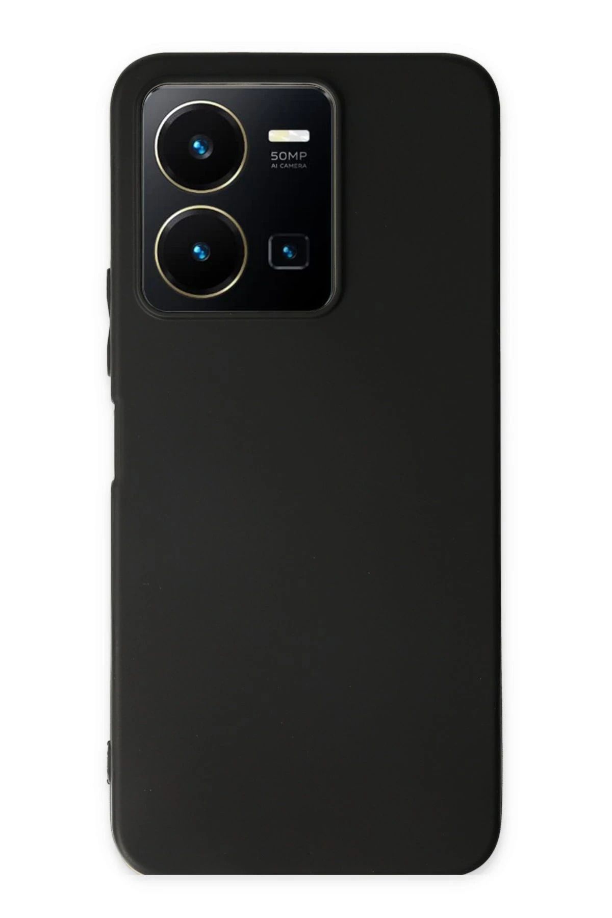 NewFace Vivo Y35 Kılıf First Silikon - Siyah JOJUA