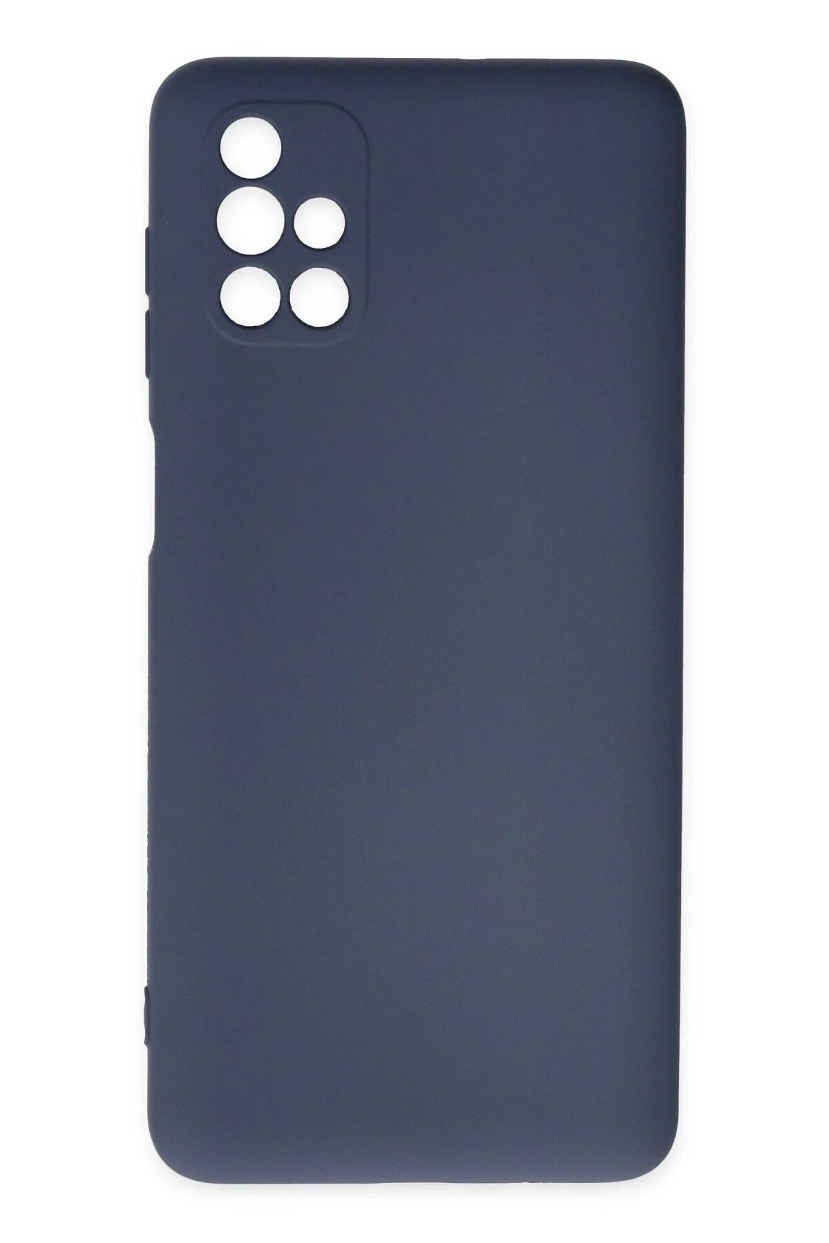NewFace Samsung Galaxy M51 Kılıf Nano içi Kadife Silikon - Gri JOJUA