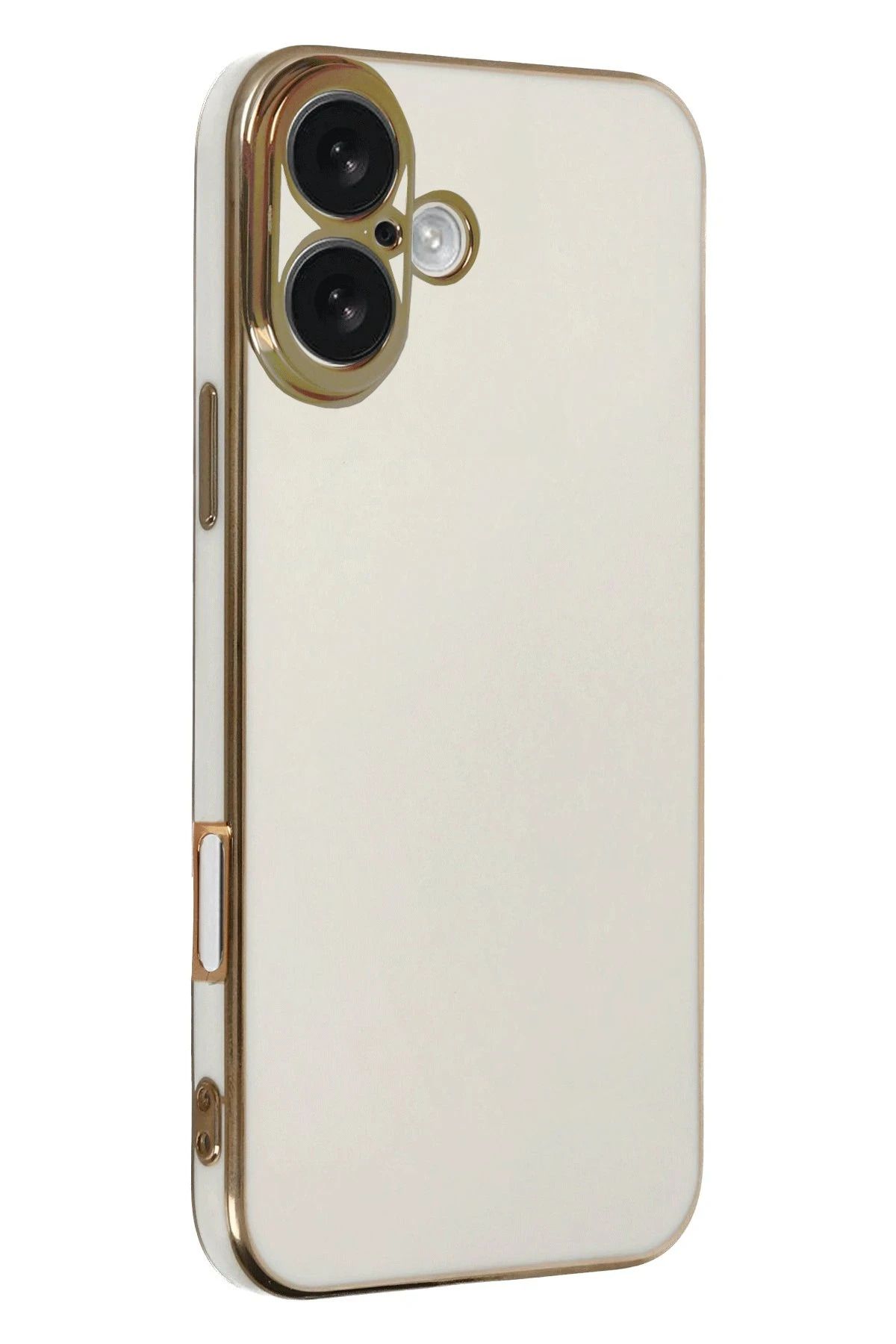 NewFace iPhone 16 Kılıf Volet Silikon - Beyaz YNSMR