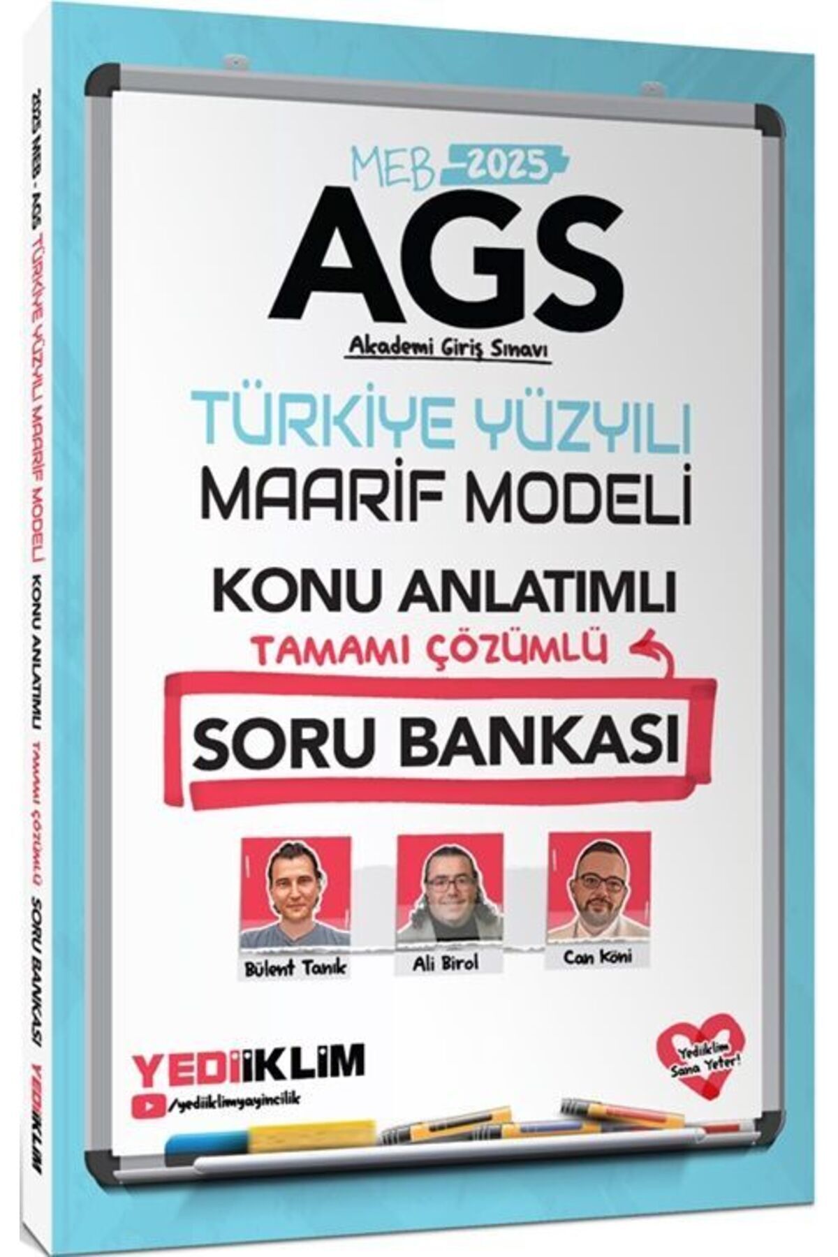 Yediiklim Yayınları Yediiklim Yayınları 2025 MEB AGS Türkiye Yüzyılı Maarif Modeli Tamamı Çözümlü Konu Anlatımlı Soru B