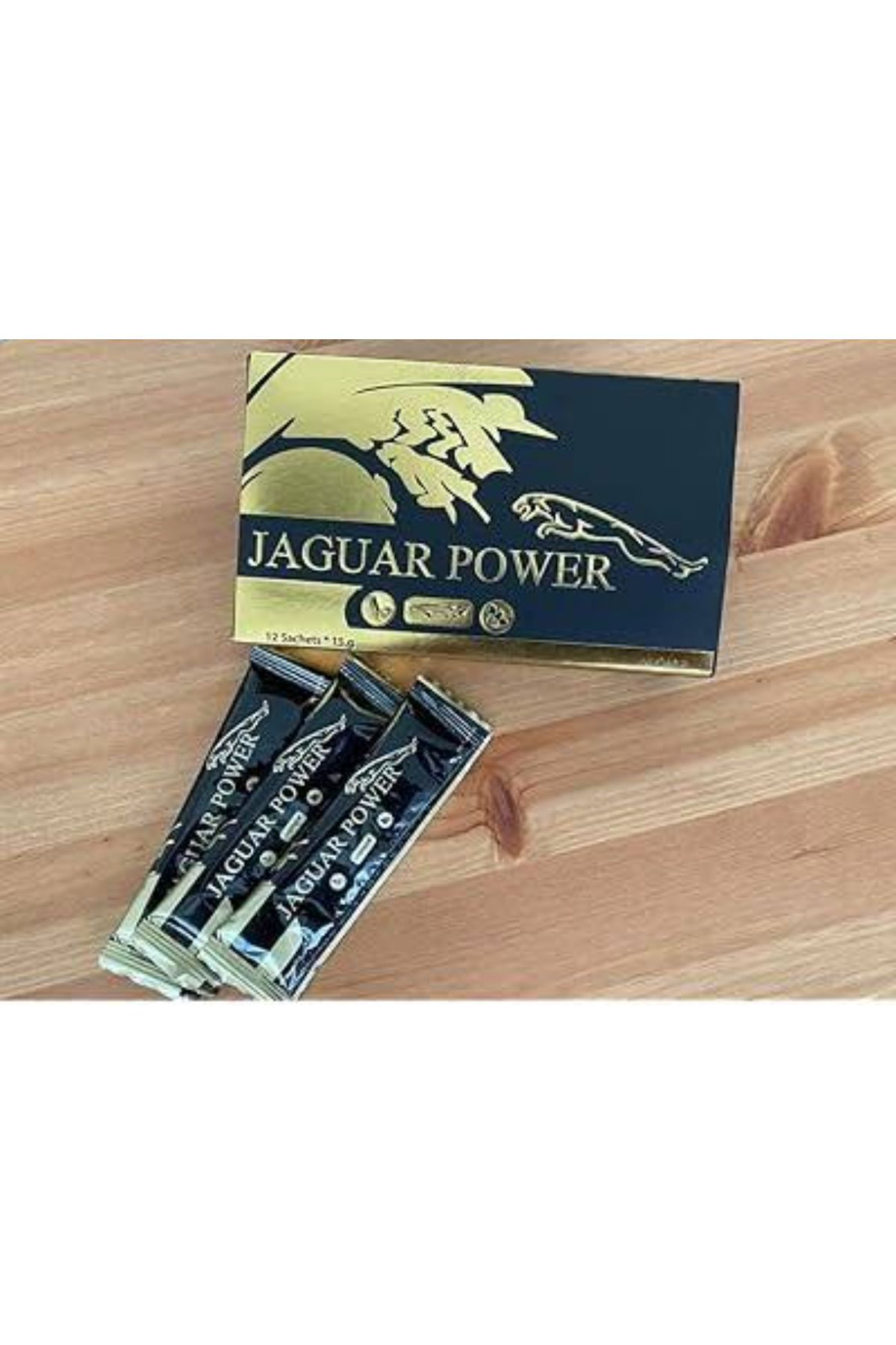 Bitkideresi Jaguar Demir dikeni ve çakşır otu içerikli tek kullanımlık 12li royal bal honey