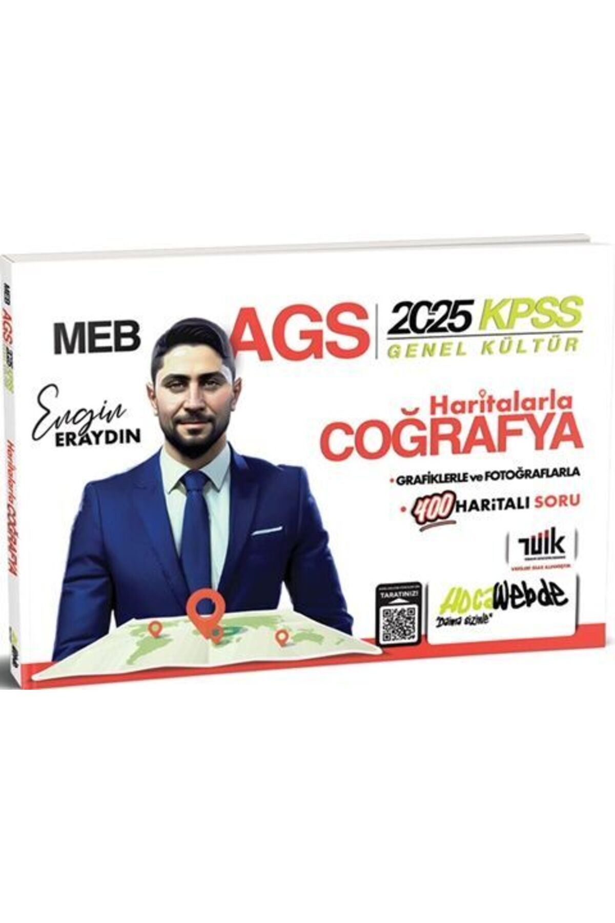Hocawebde Yayınları HocaWebde Yayınları 2025 MEB AGS KPSS Haritalarla Türkiye Coğrafya