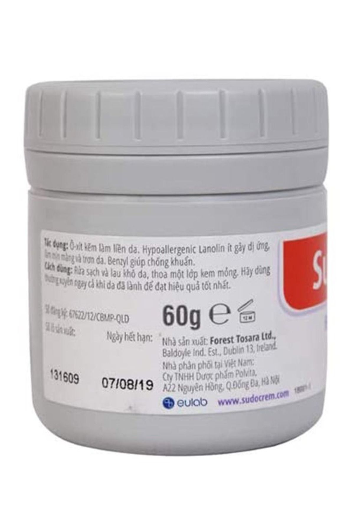 Sudocrem-Antiseptic Therapeutic Cream for Diaper Rash Protection 60g 2