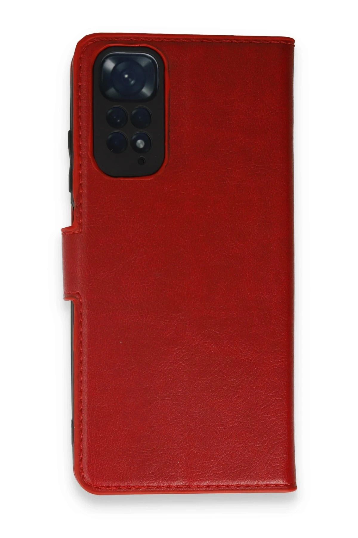NewFace Xiaomi Redmi Note 11 Pro Kılıf Trend S Plus Kapaklı Kılıf - Kırmızı FERRG
