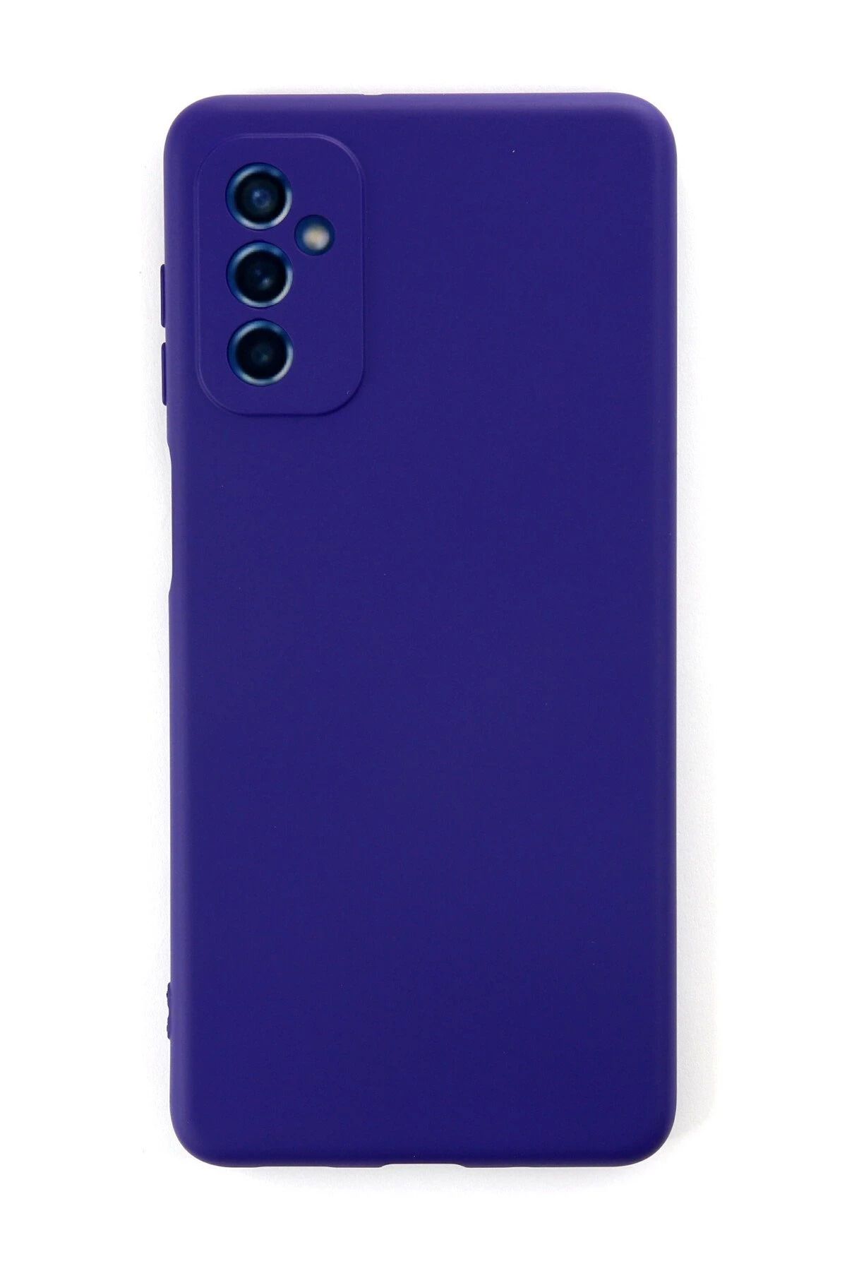 NewFace Samsung Galaxy M52 5G Kılıf Nano içi Kadife Silikon - Mor FERRG