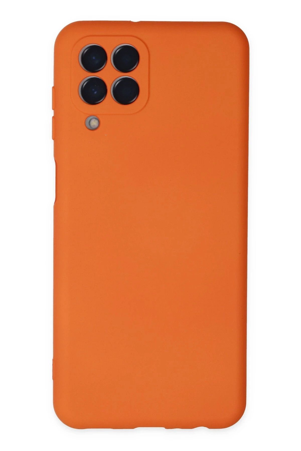 NewFace Galaxy M33 Kılıf Nano içi Kadife Silikon uyumlu   - Turuncu BSTMY