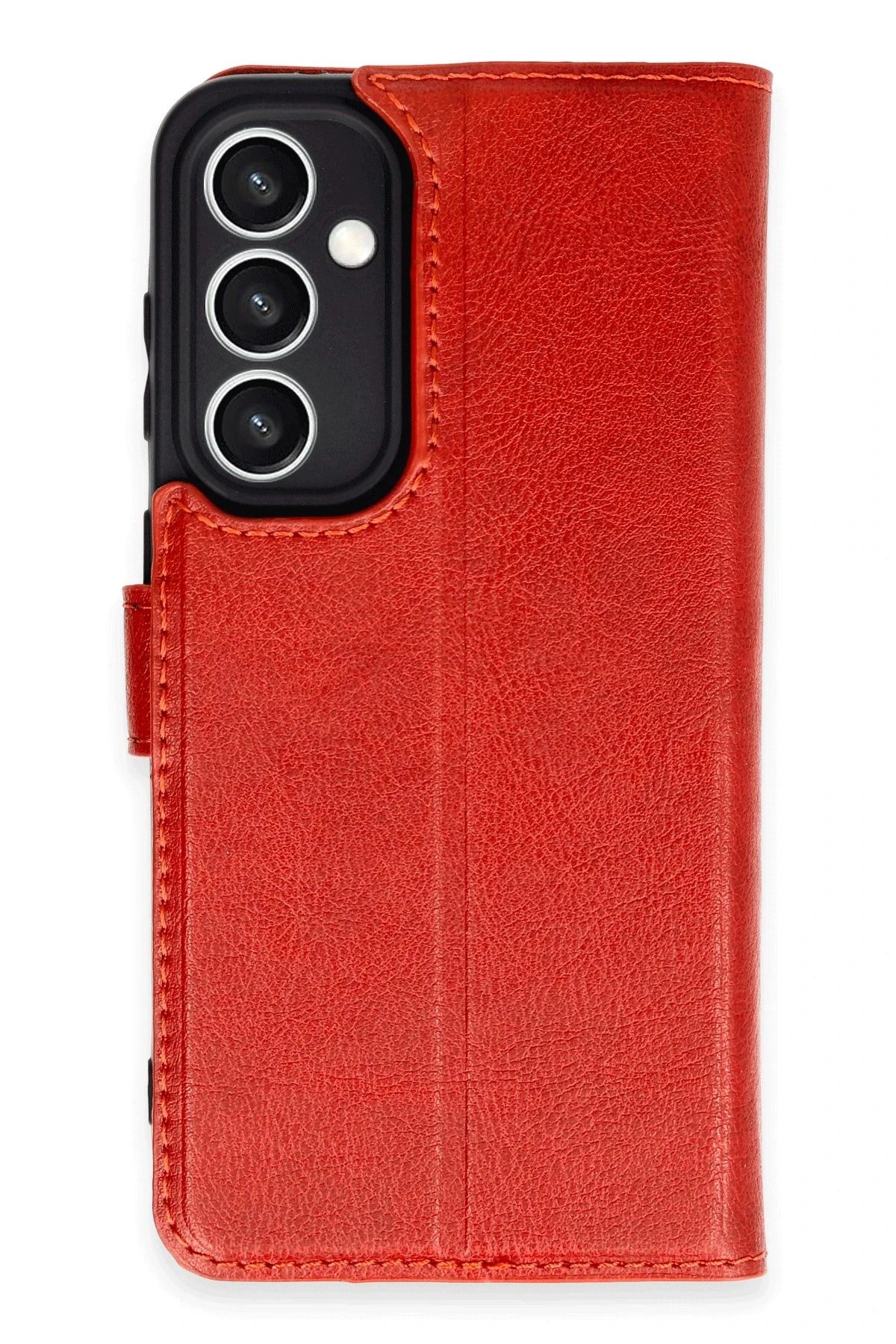 NewFace Samsung Galaxy S23 FE Kılıf Trend S Plus Kapaklı Kılıf - Kırmızı INSLM