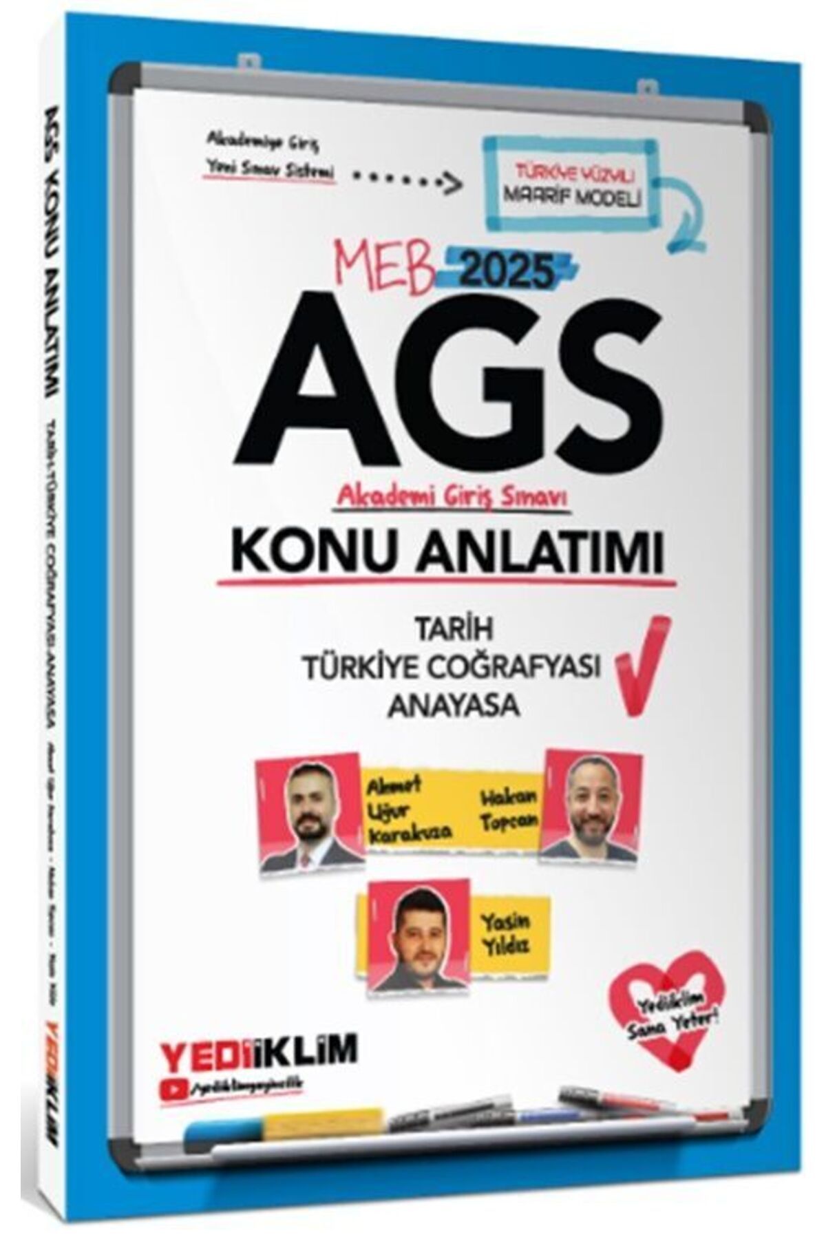Yediiklim Yayınları Yediiklim Yayınları MEB AGS Tarih Türkiye Coğrafyası ve Anayasa Konu Anlatımı