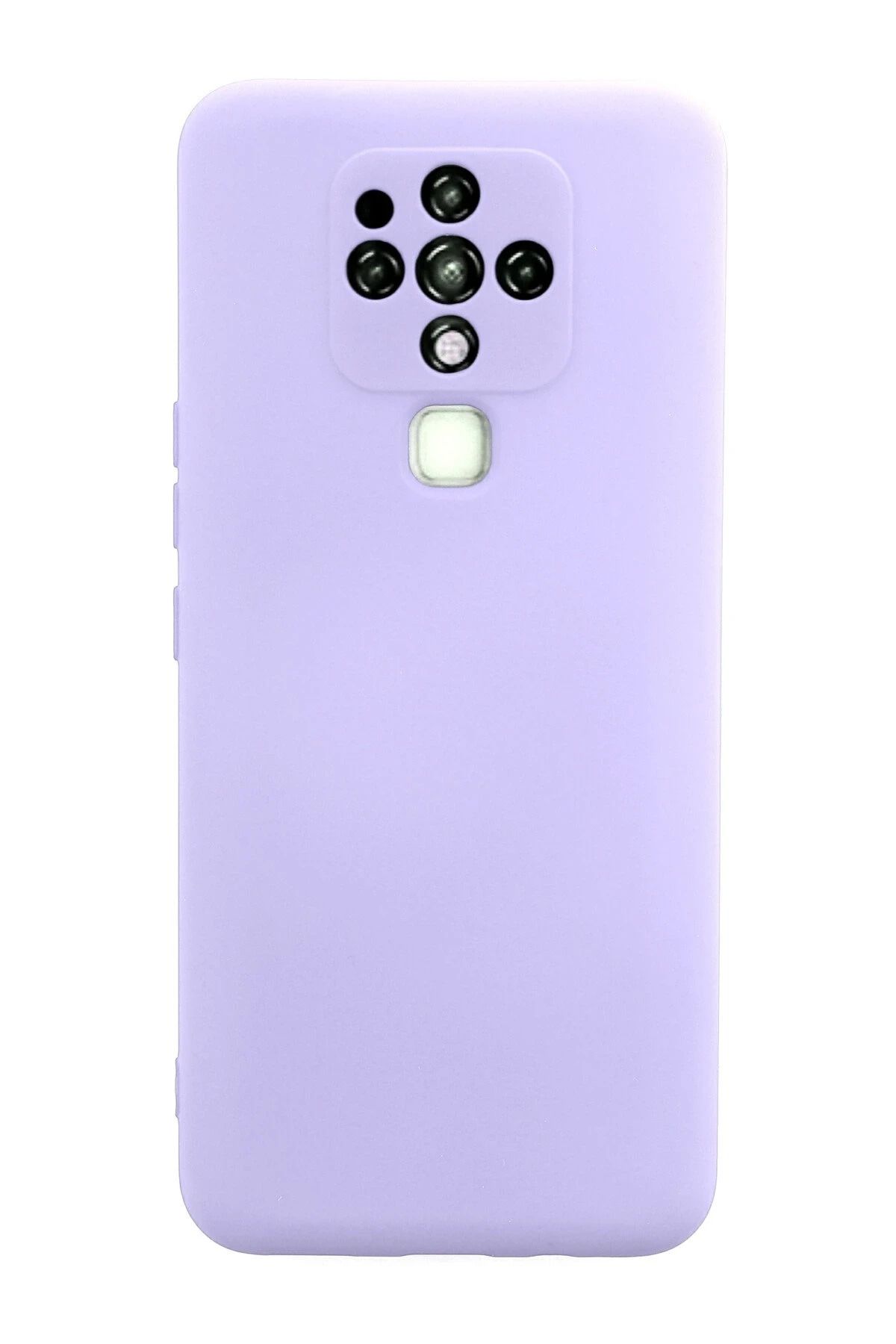 NewFace Tecno Camon 16 Kılıf Nano içi Kadife Silikon - Lila HNZRN