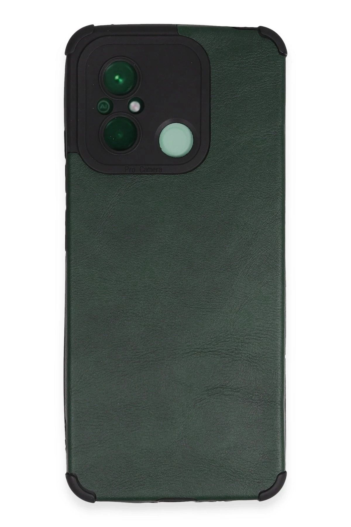 NewFace Xiaomi Redmi 12C Kılıf Loop Deri Silikon - Yeşil JOJUA