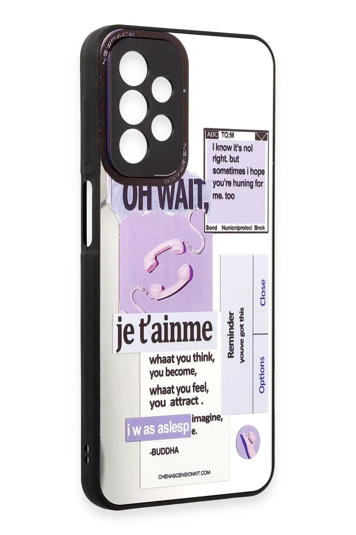 NewFace Samsung Galaxy A23 4G Kılıf Mirror Desenli Kapak - Mirror - 4 DPMAH