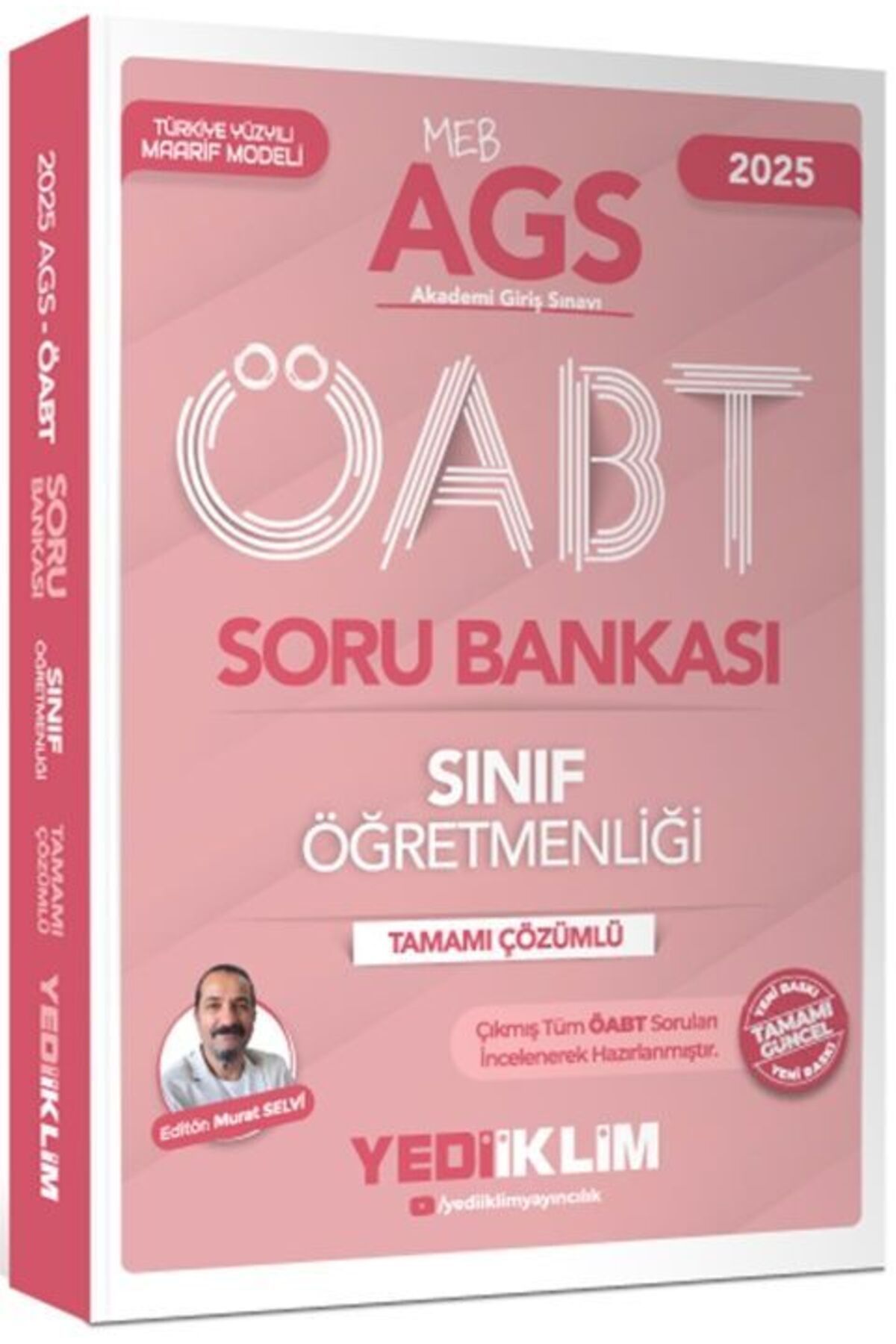 Yediiklim Yayınları Yediiklim Yayınları 2025 MEB AGS ÖABT Sınıf Öğretmenliği Tamamı Çözümlü Soru Bankası
