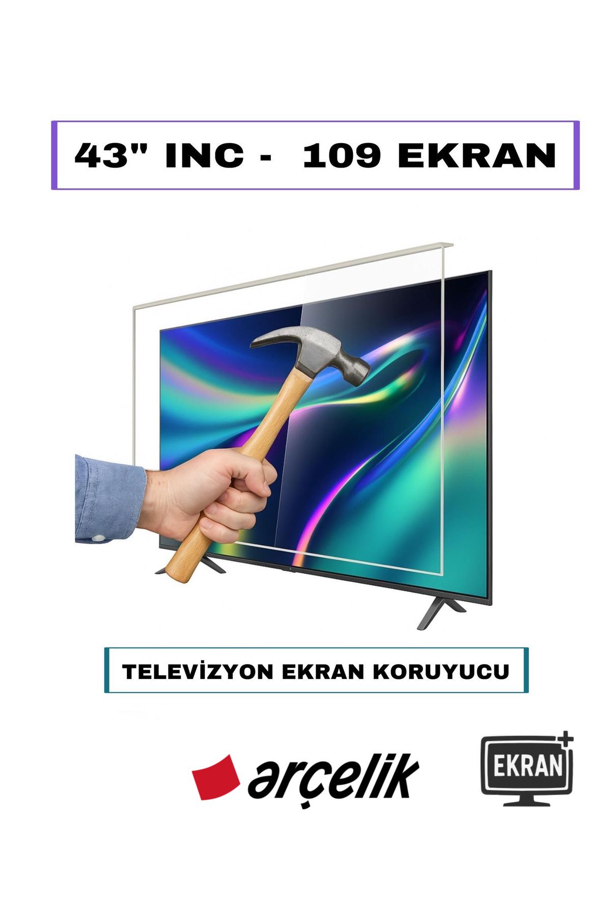 DKM Protect Arçelik 43" Inç 109 Ekran Tv Ekran Koruyucu Tüm Modeller