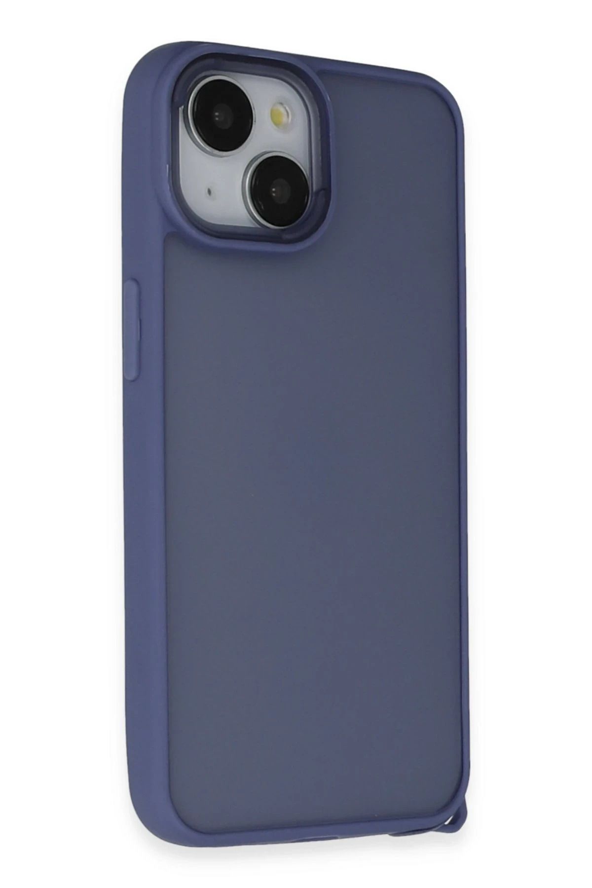 NewFace iPhone 15 Kılıf Elegant Kapak - Açık Mavi NRMSA