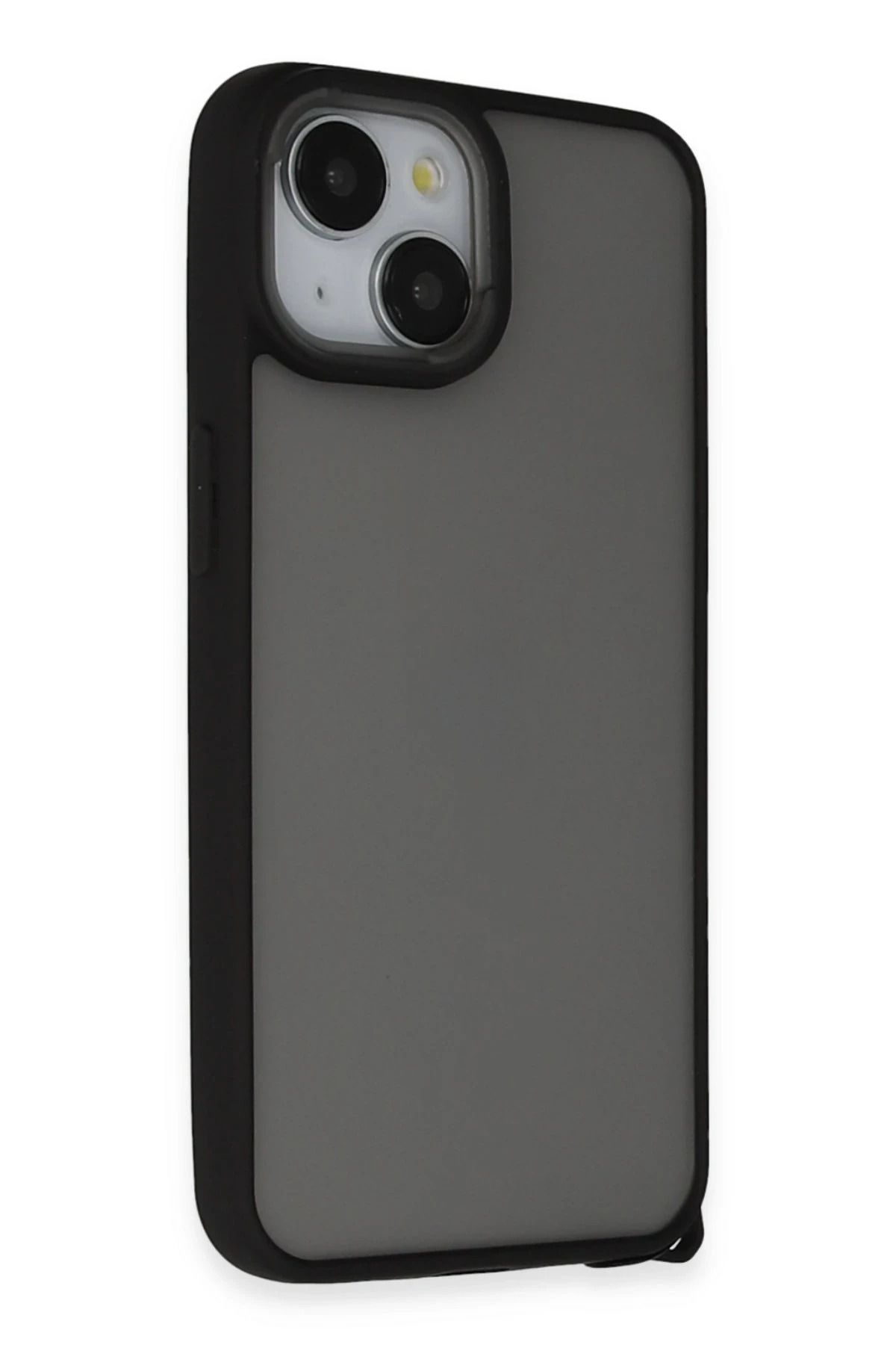 NewFace iPhone 15 Kılıf Elegant Kapak - Siyah JOJUA