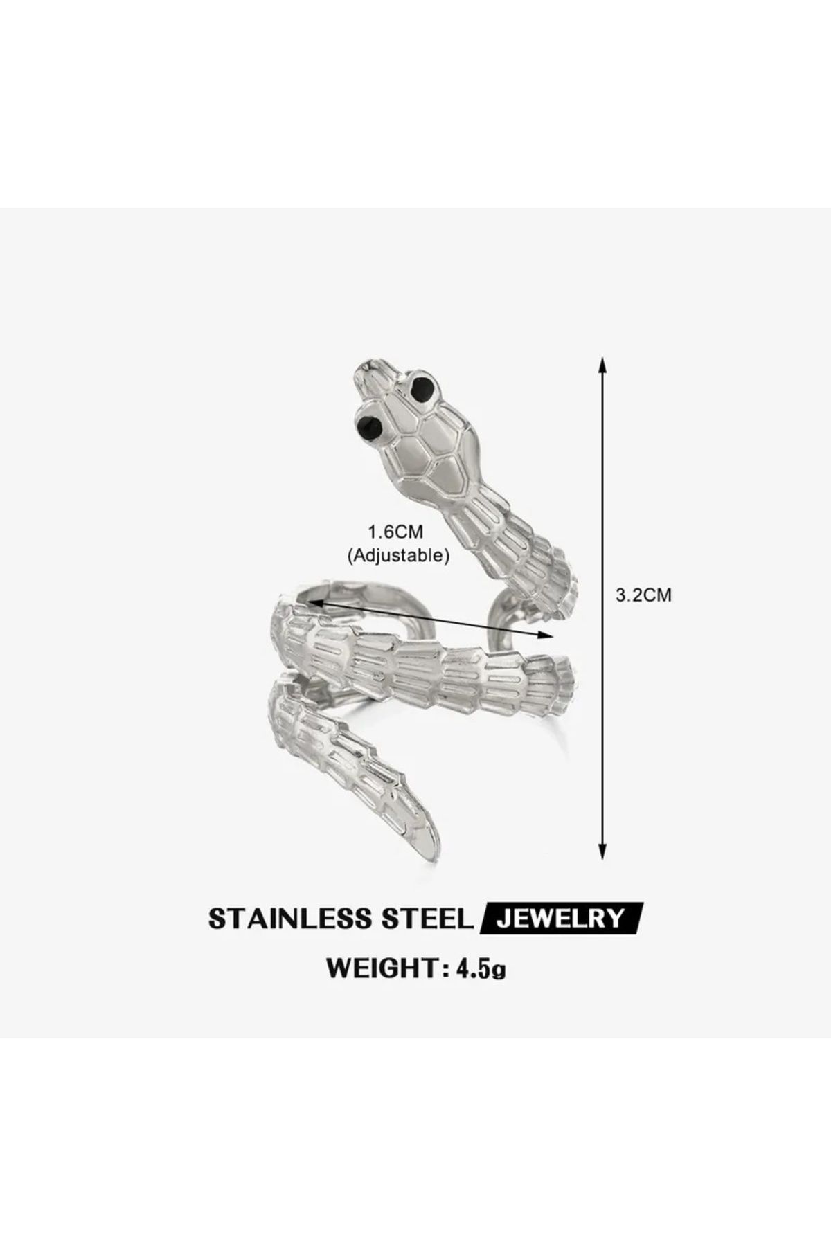 SIC MODA-Inel Sarpe Inox Sic Moda 6056A 2
