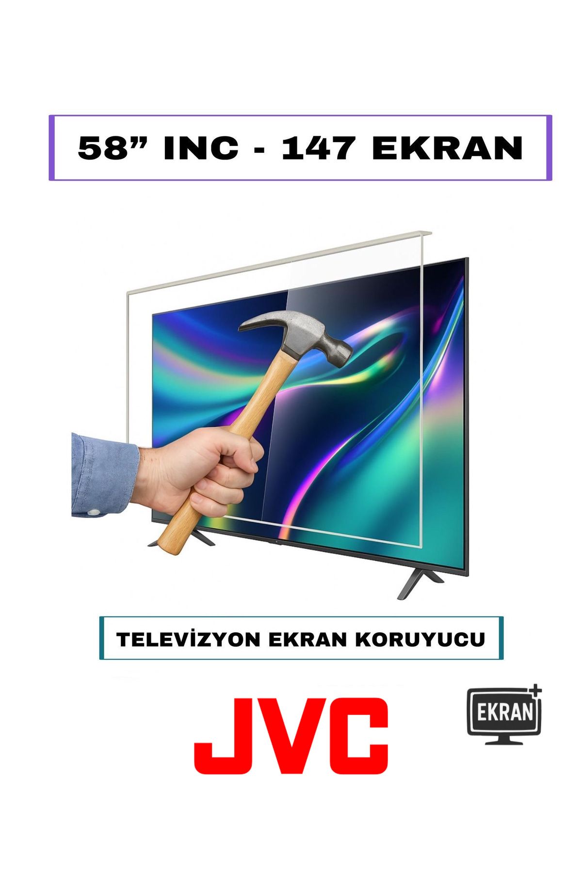 DKM Protect JVC 58" Inç 147 Ekran Tv Ekran Koruyucu Tüm Modeller