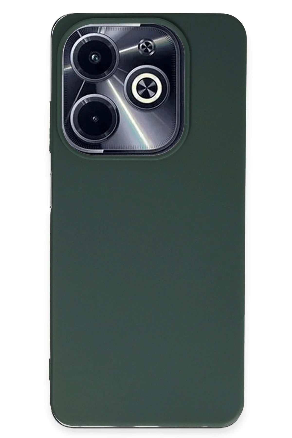 NewFace İnfinix Hot 40i Kılıf First Silikon - Koyu Yeşil INSLM