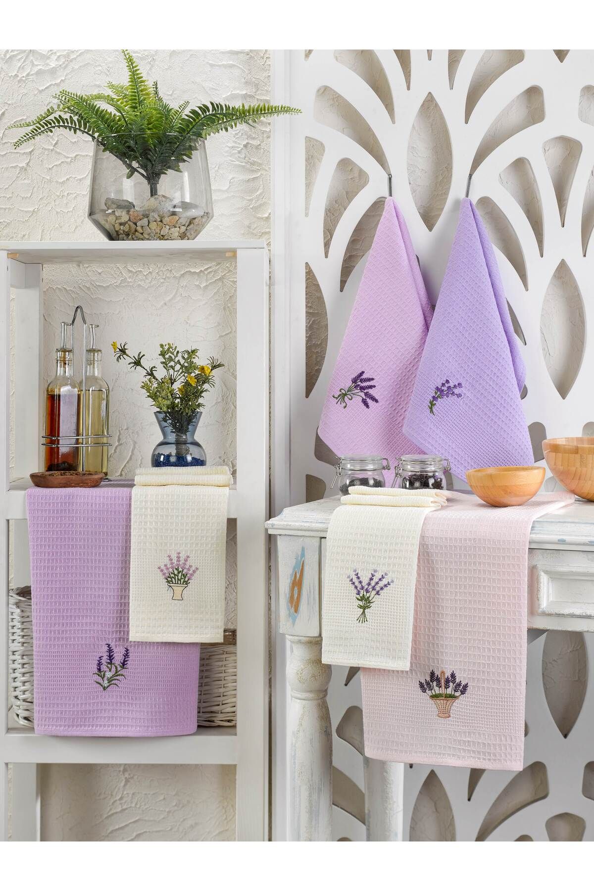 pınars 6'lı Mutfak Kurulama Bezi Set/Mutfak Havlu Seti 40x60