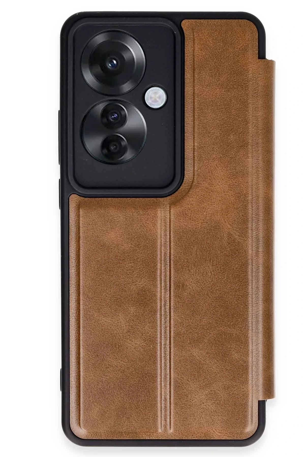 NewFace Reno 11F Kılıf Flip Cover - Taba INSLM