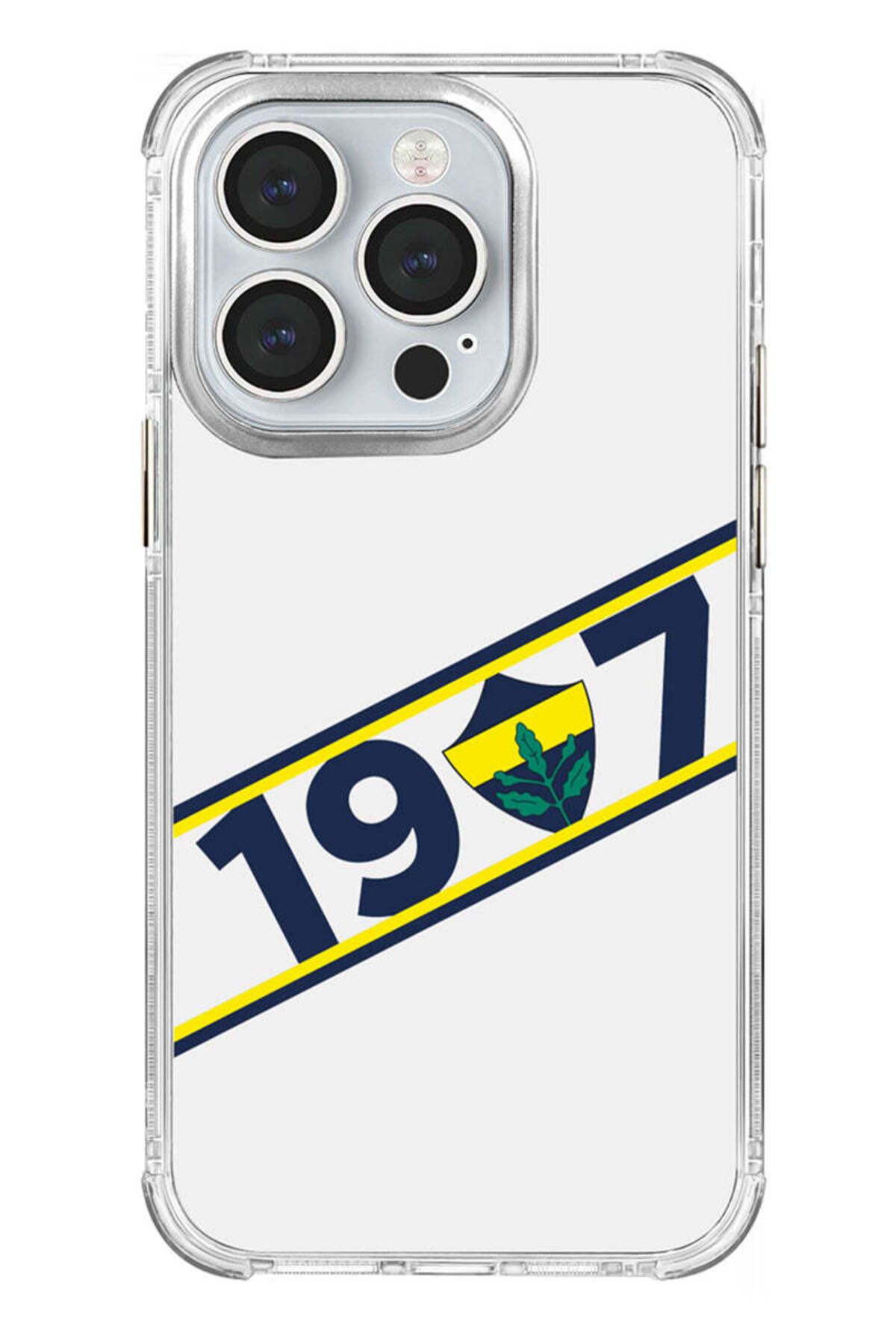 Fenerbahçe iPhone 14 Pro Uyumlu Fenerbahçe 1907 Kuşak Lisanslı Telefon Kılıfı