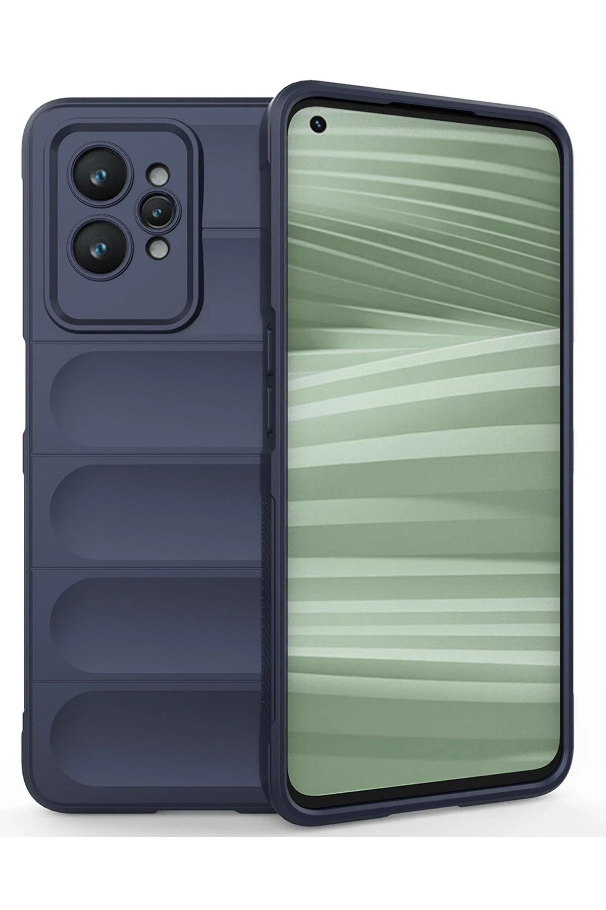 NewFace Realme GT2 Pro 5G Kılıf Optimum Silikon - Lacivert YNSMR